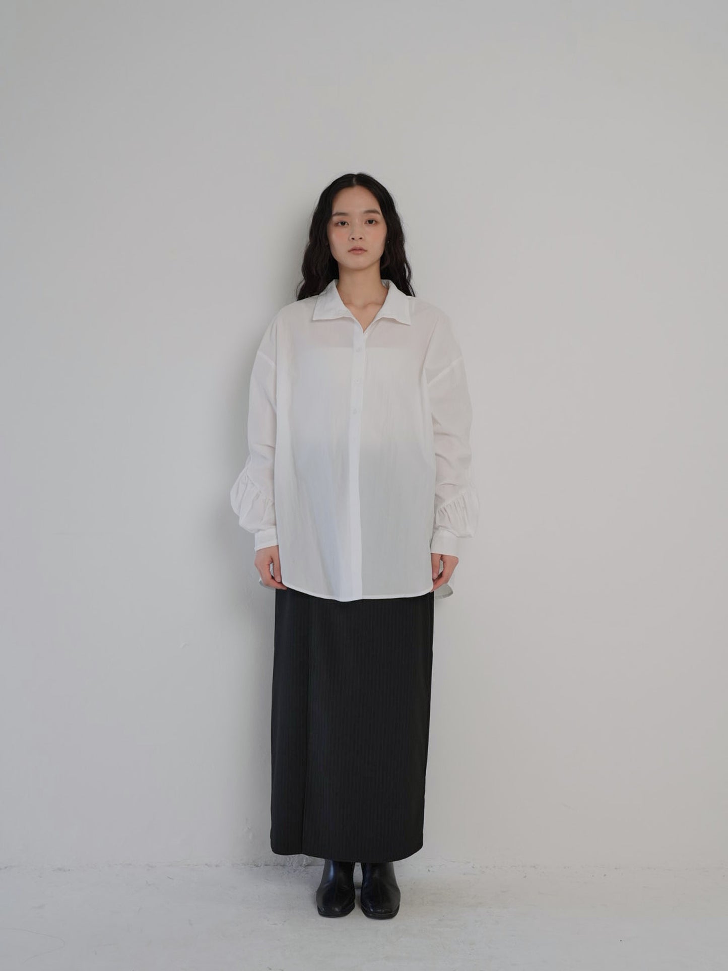 shirring nylon shirt