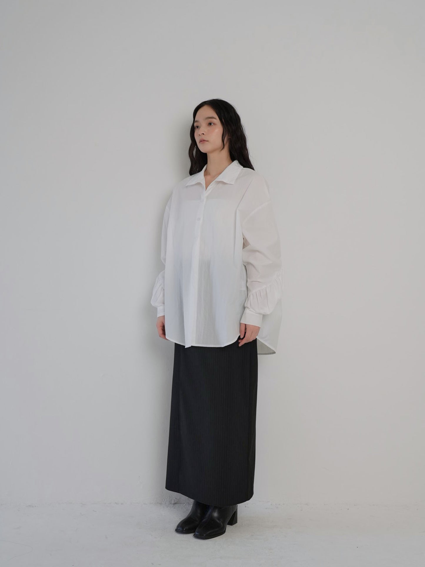 shirring nylon shirt