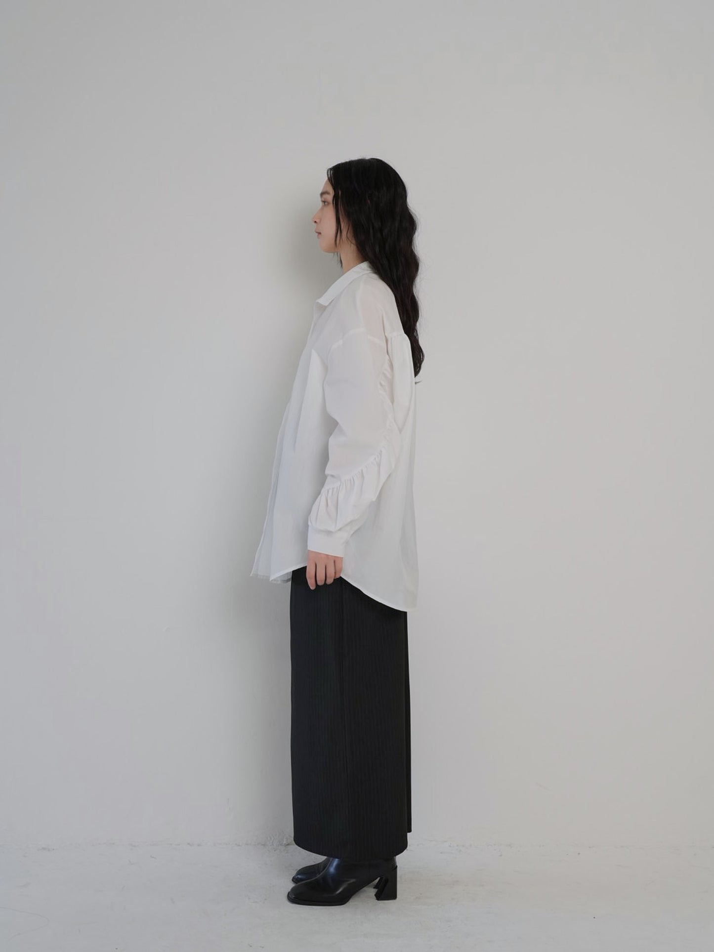 shirring nylon shirt