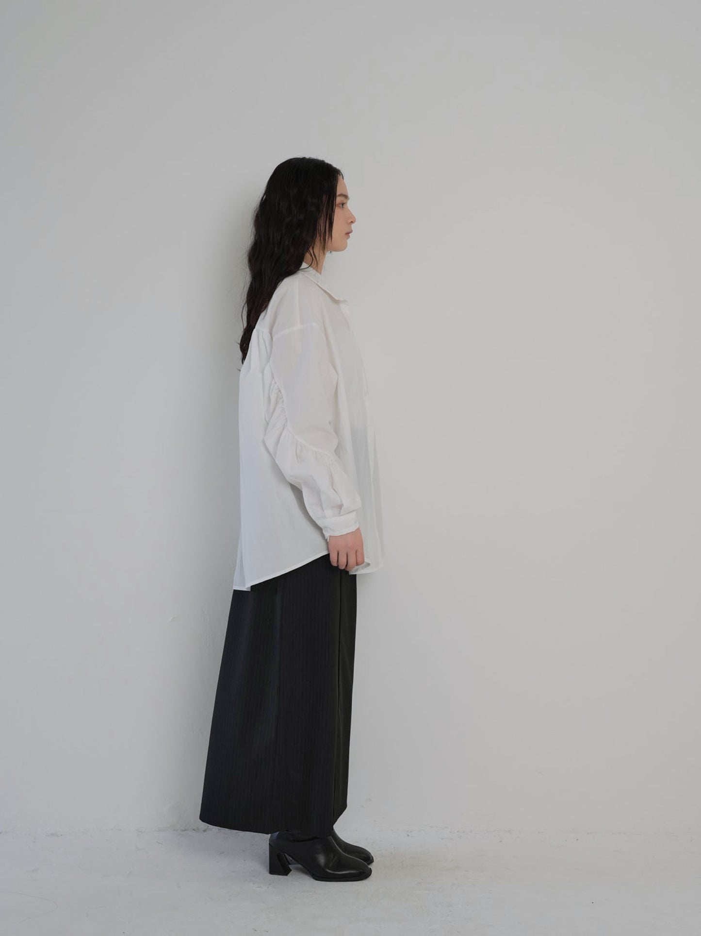 shirring nylon shirt