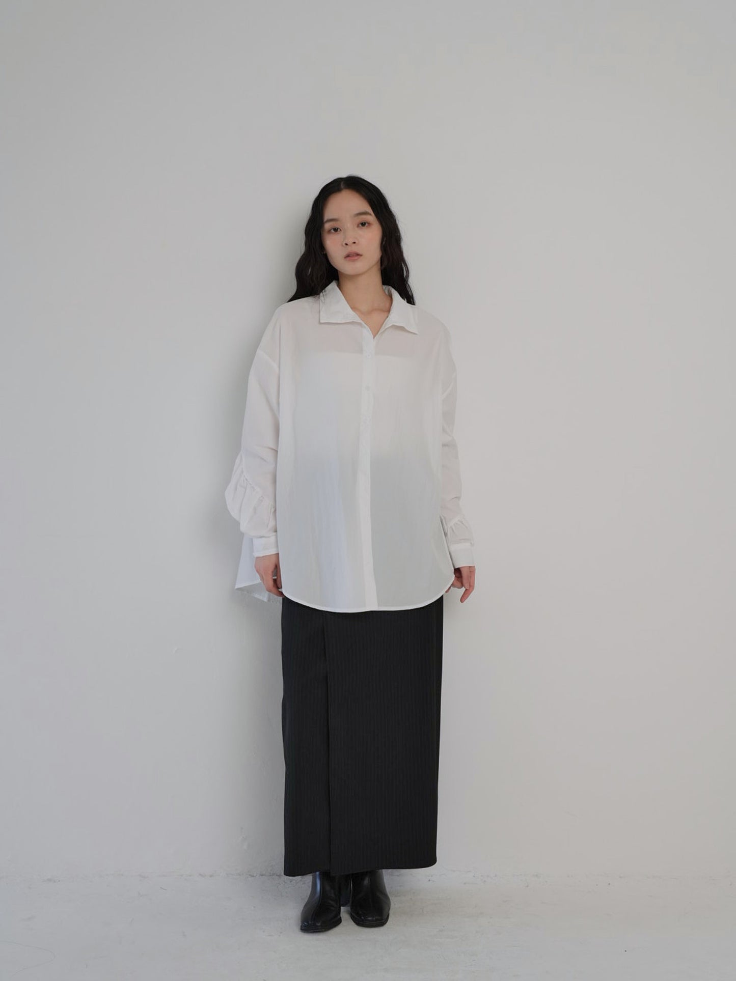 shirring nylon shirt