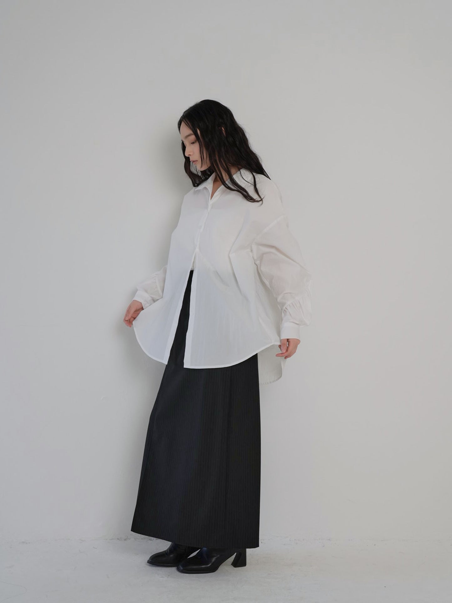 shirring nylon shirt