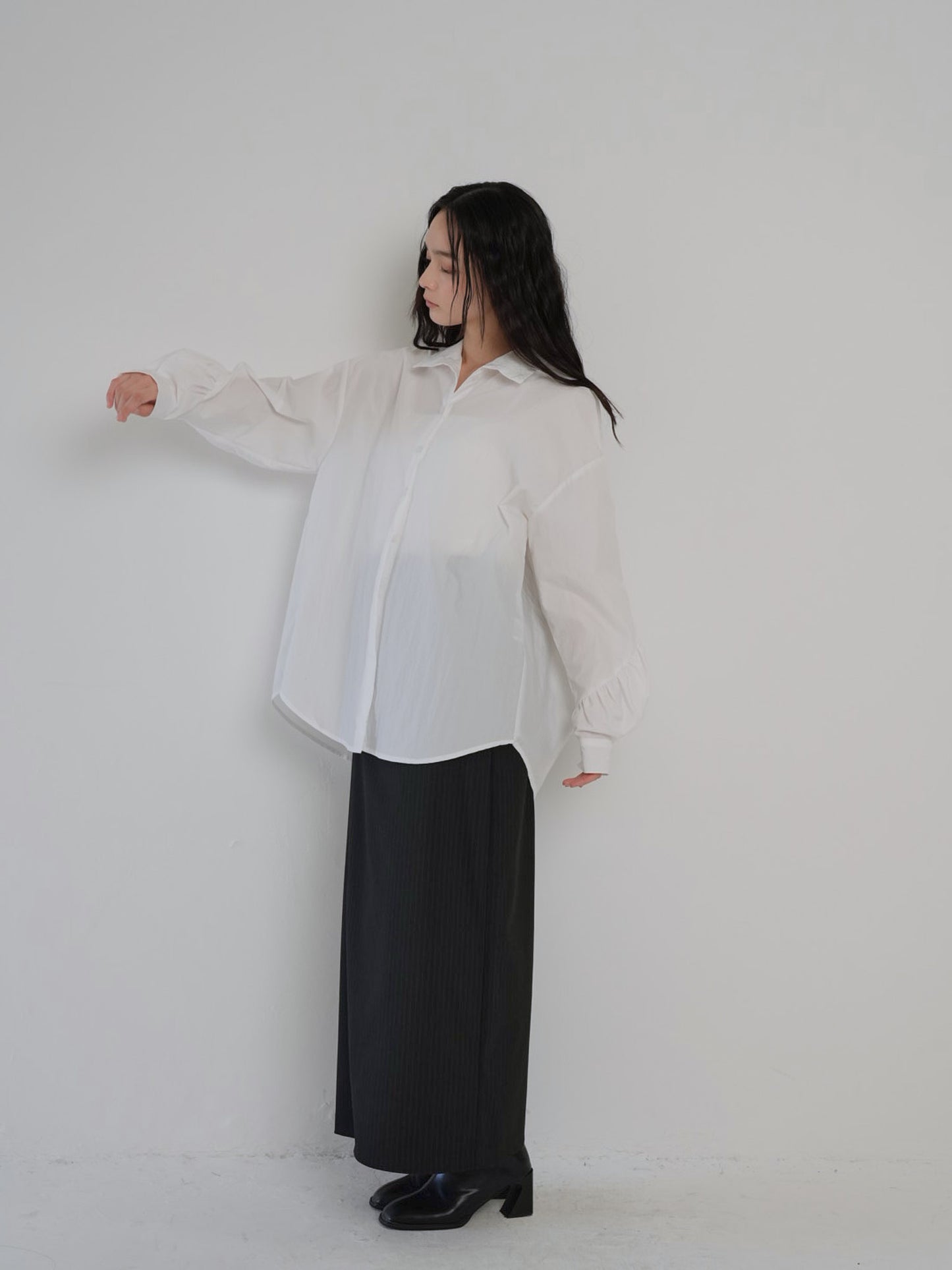 shirring nylon shirt