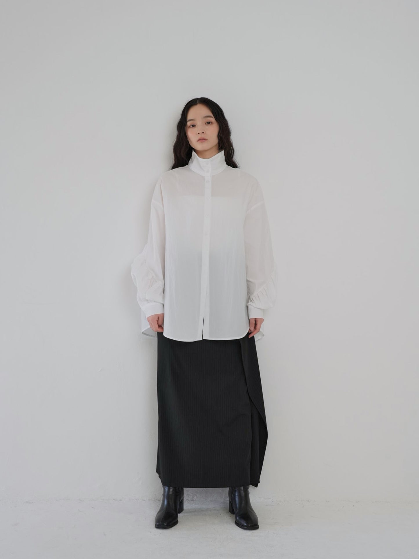 shirring nylon shirt