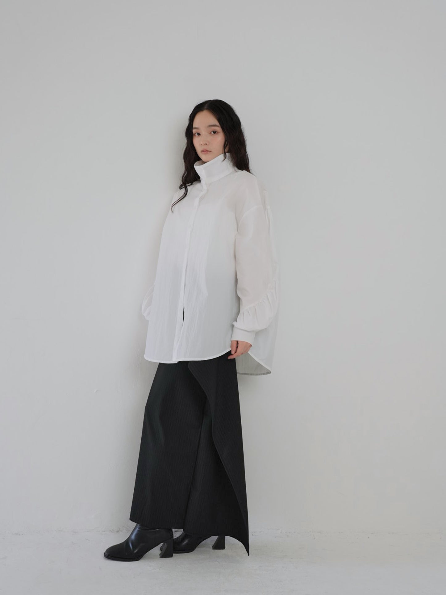 shirring nylon shirt