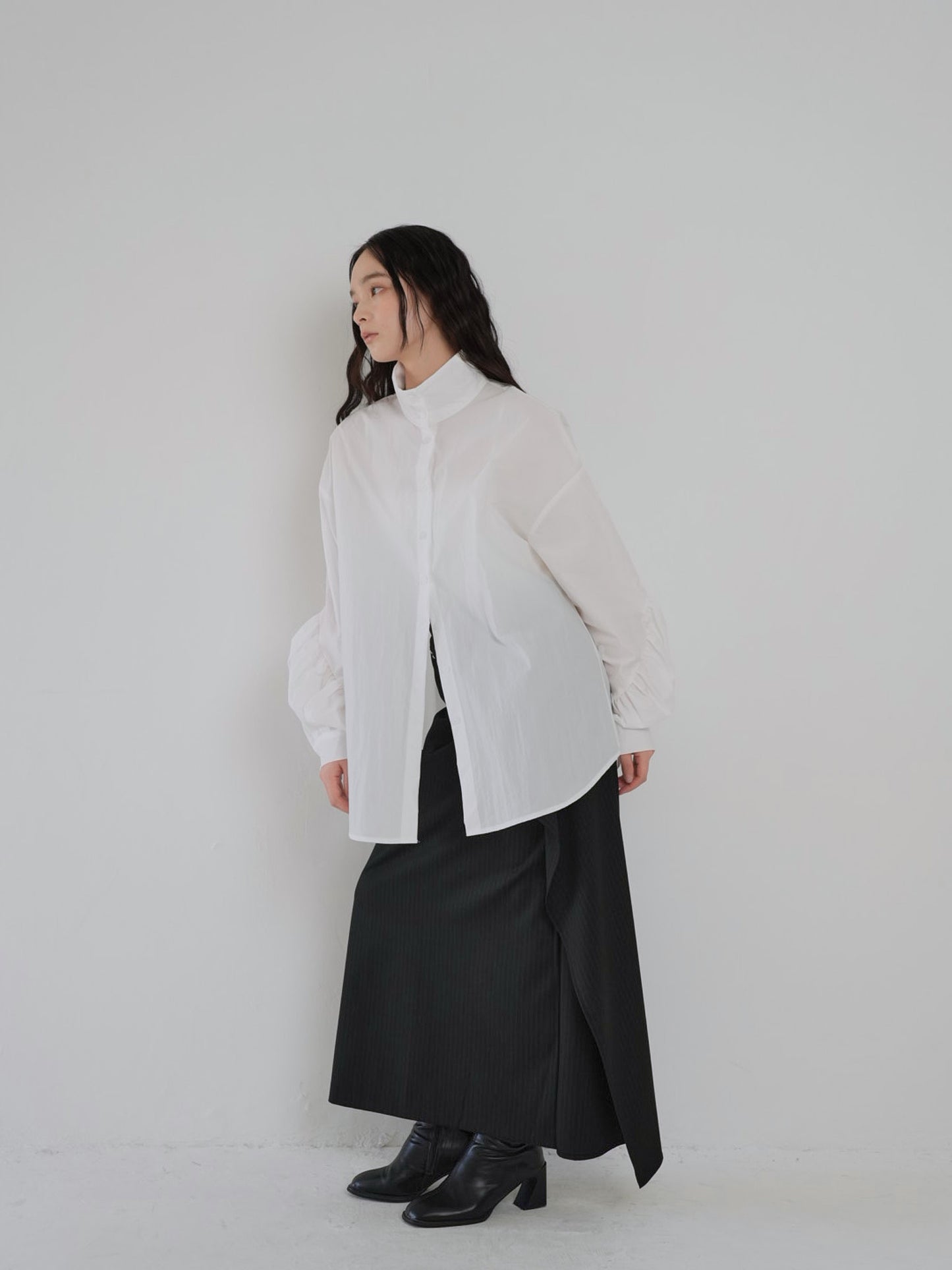 shirring nylon shirt
