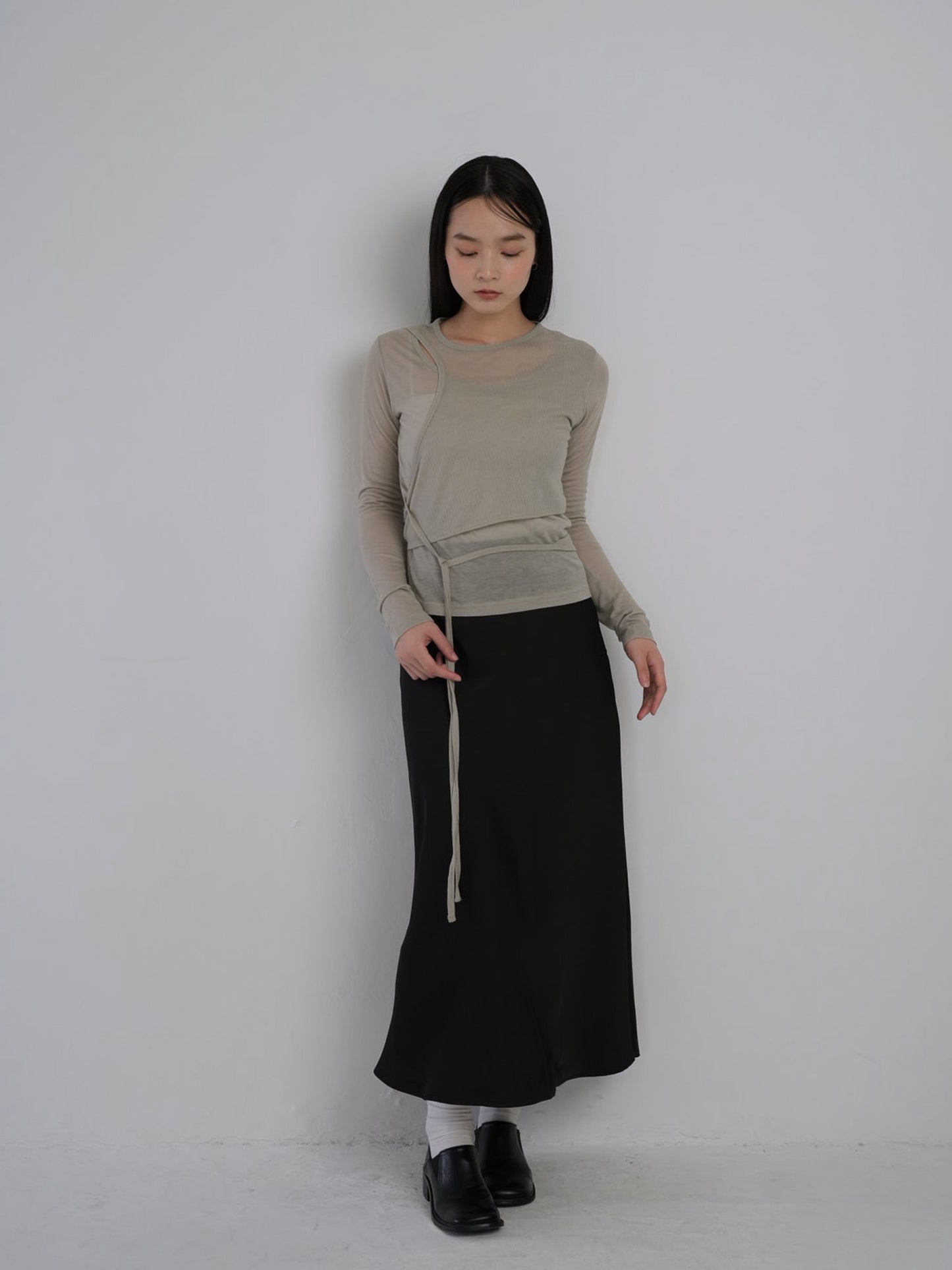 sheer wrap tops