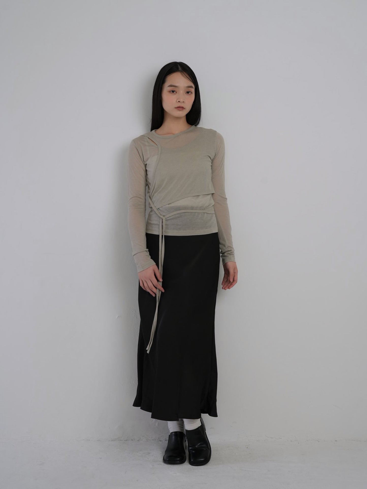 sheer wrap tops