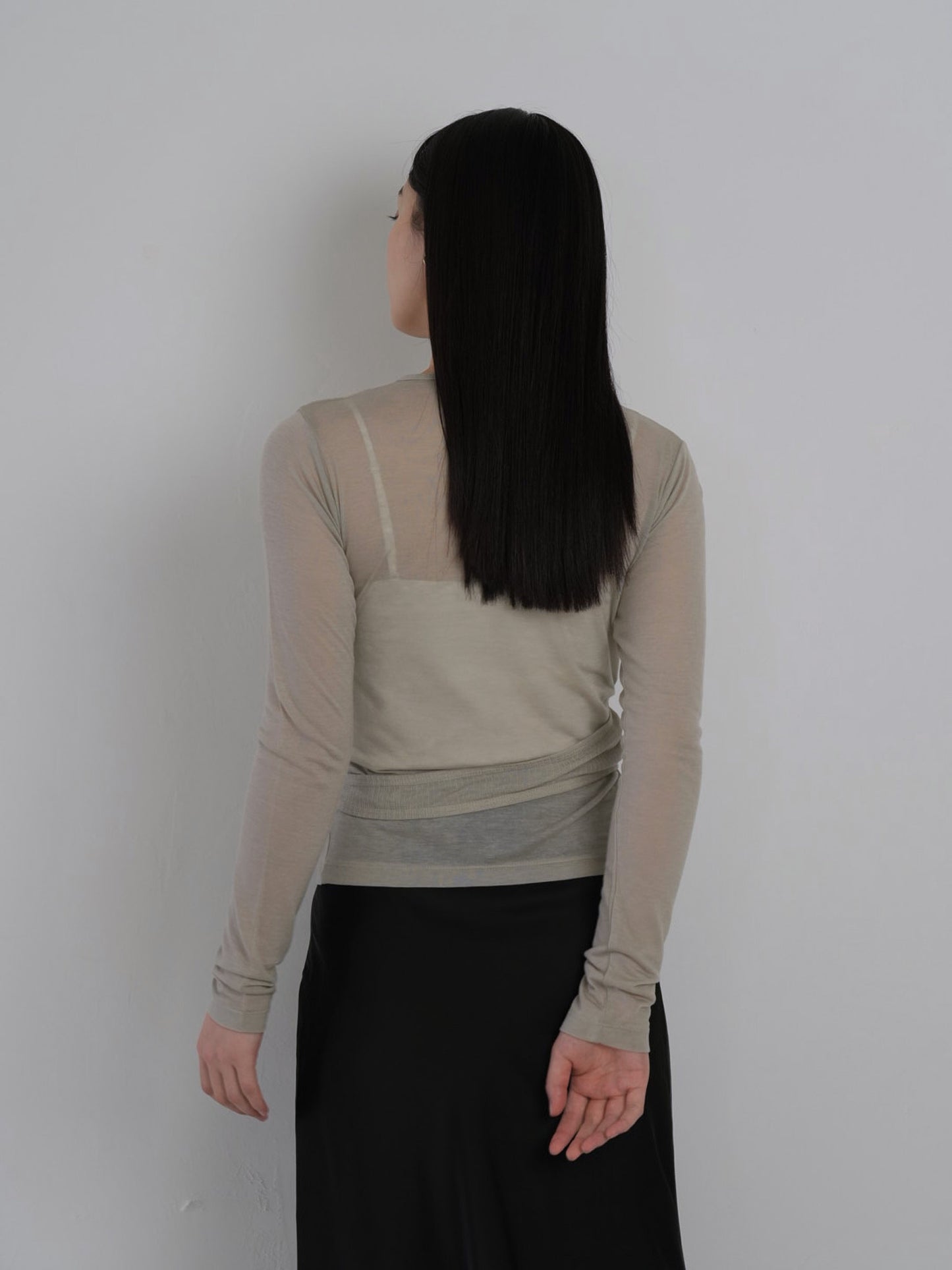 sheer wrap tops