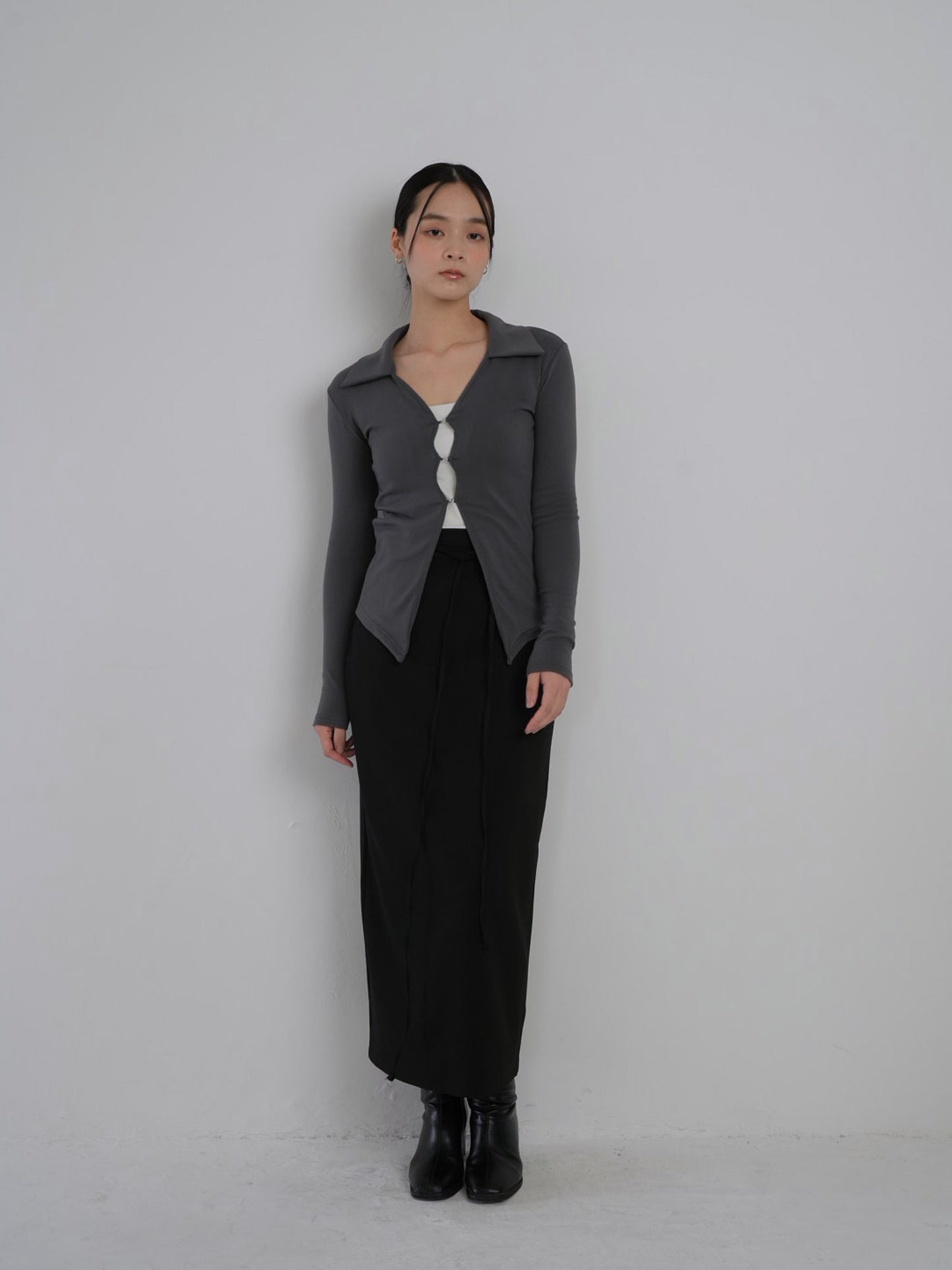 string straight skirt