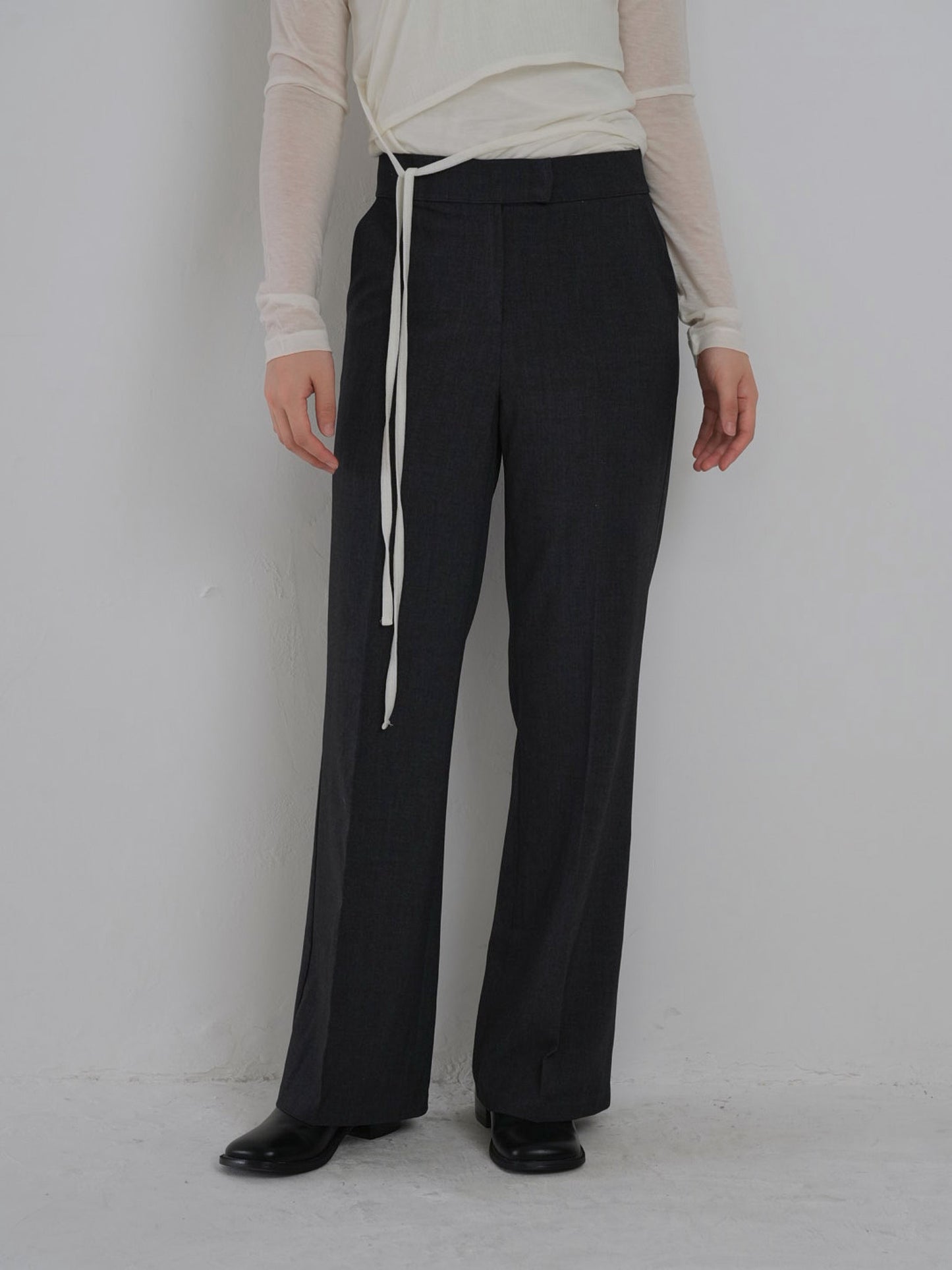 straight casual slacks
