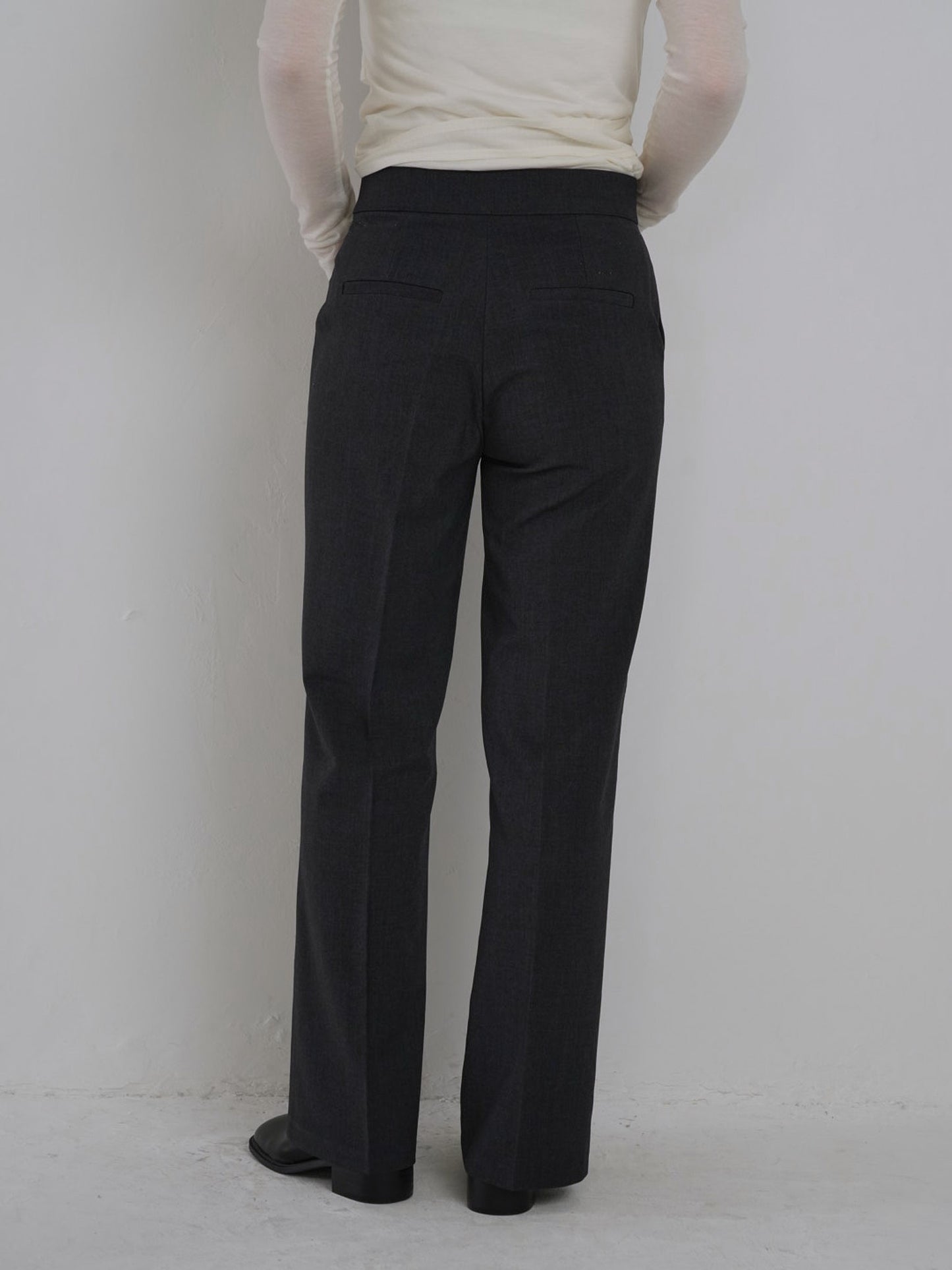 straight casual slacks