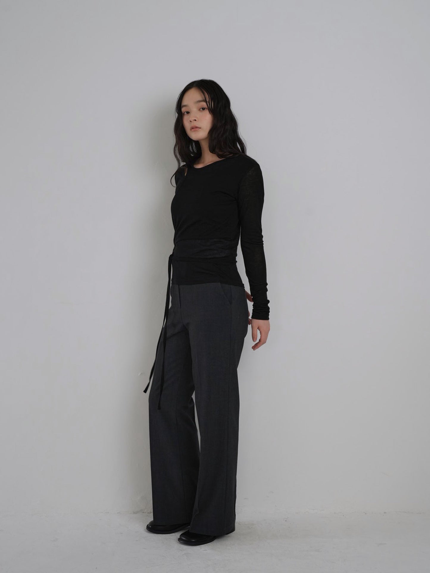 straight casual slacks