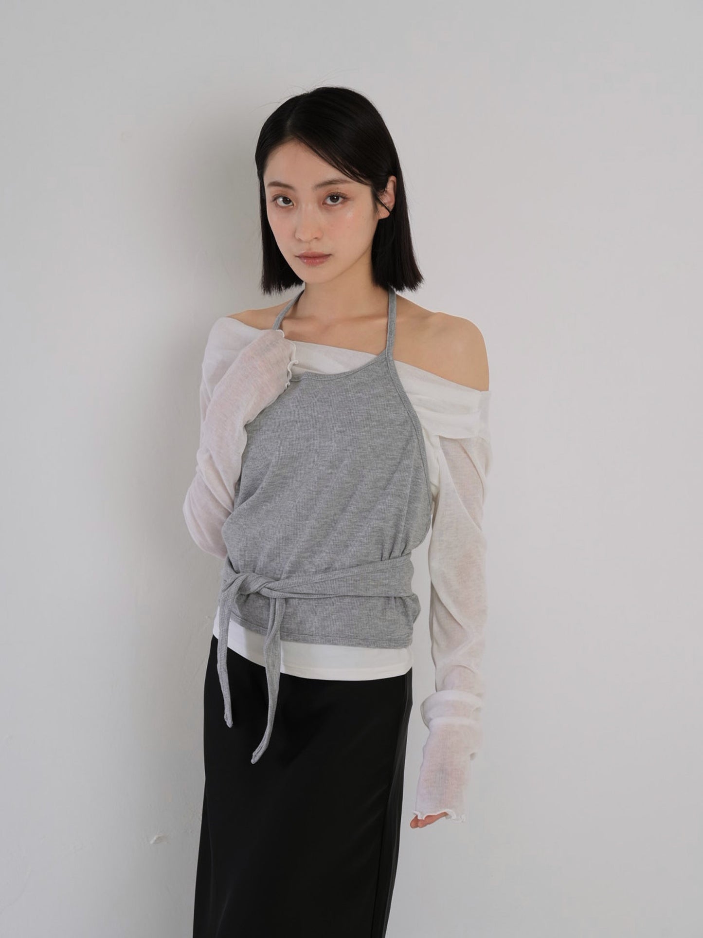 halter neck bustier