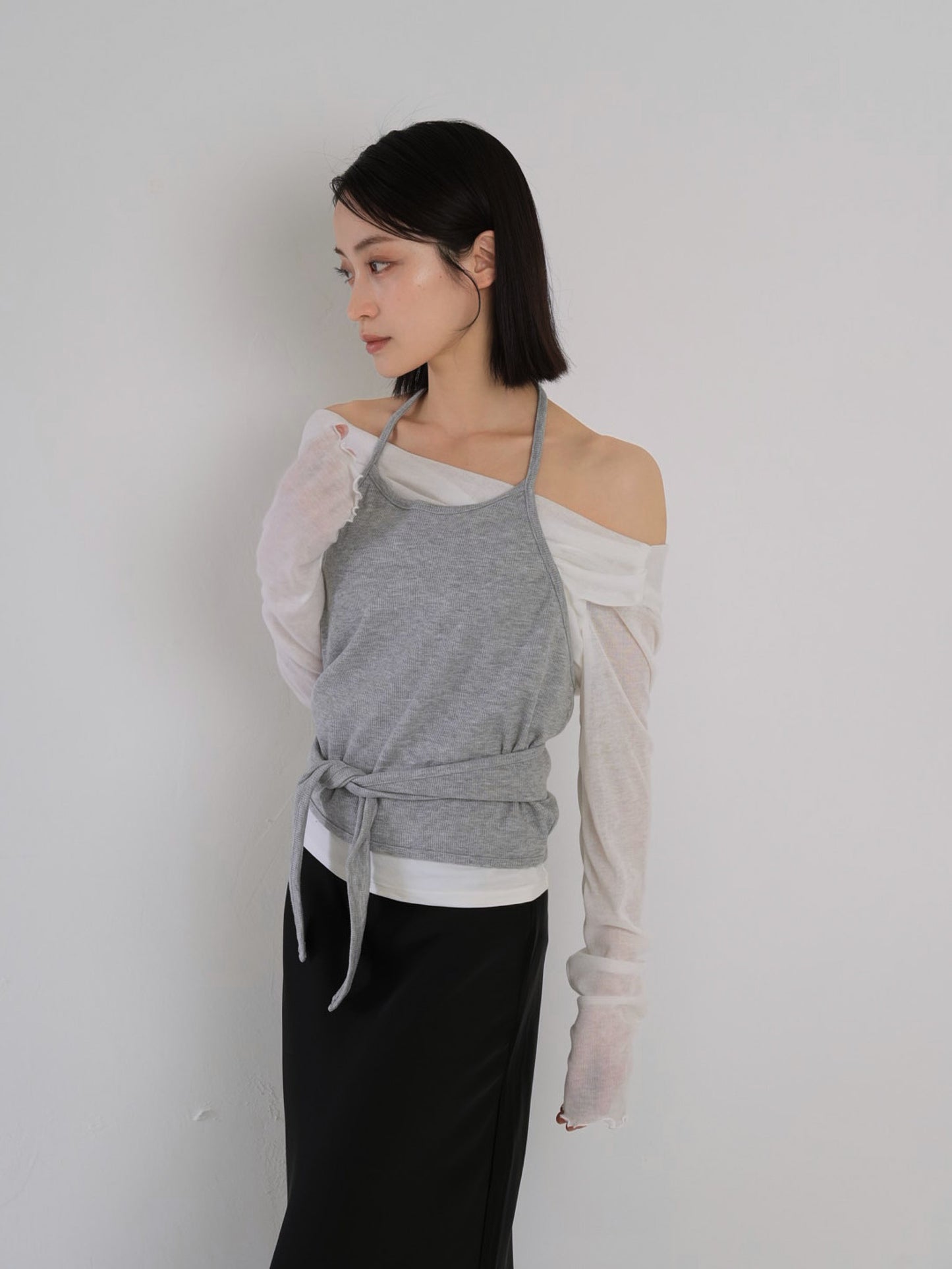 halter neck bustier