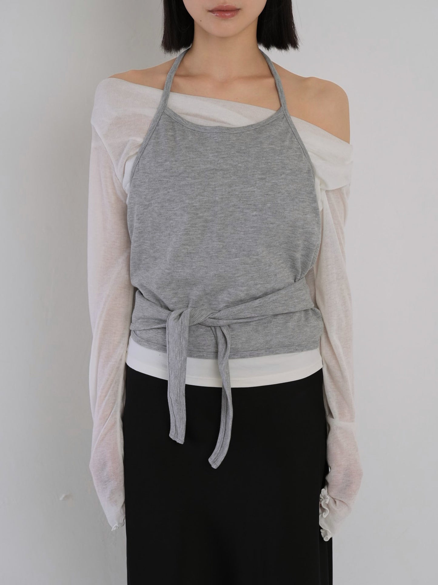 halter neck bustier