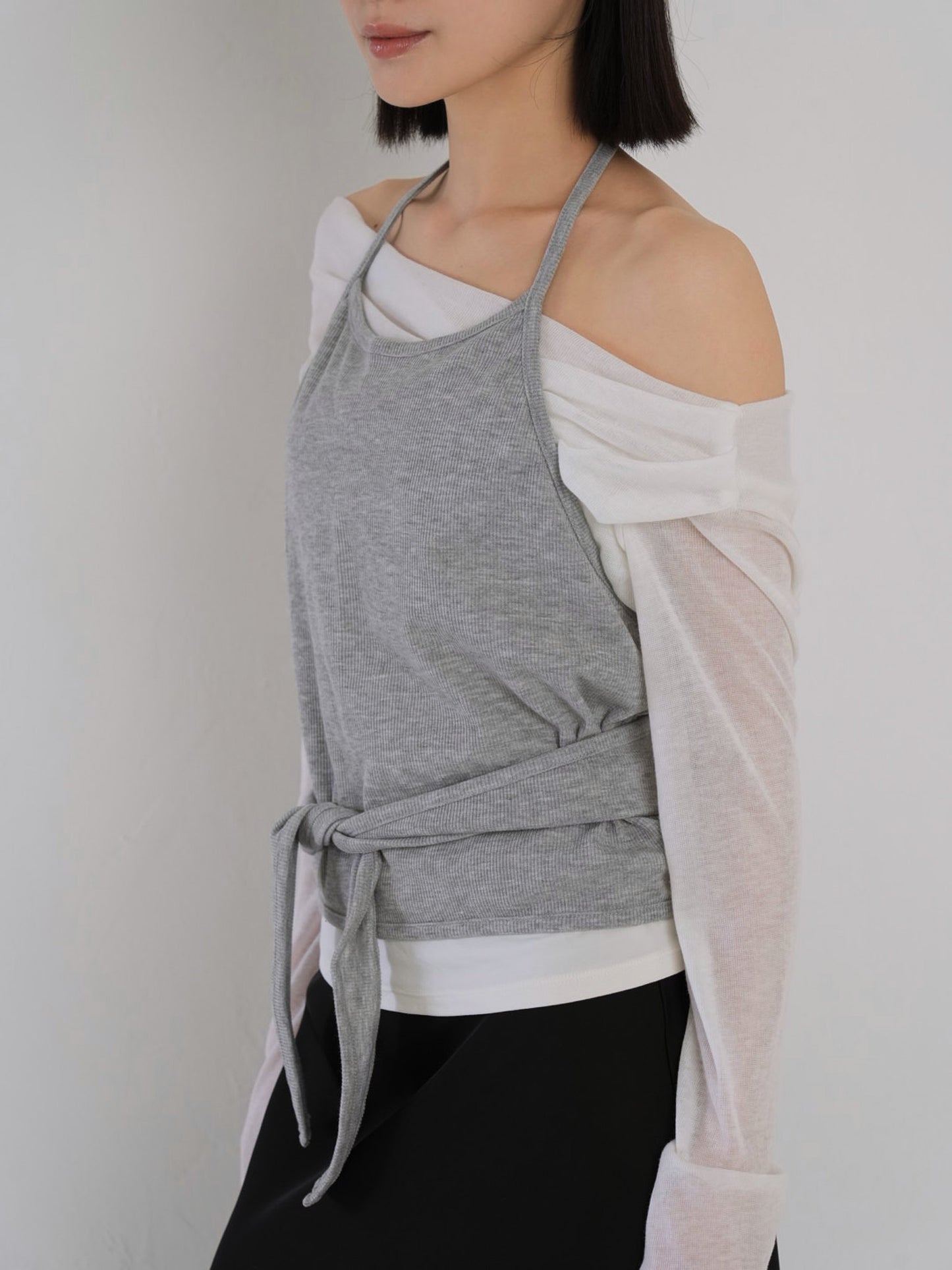 halter neck bustier