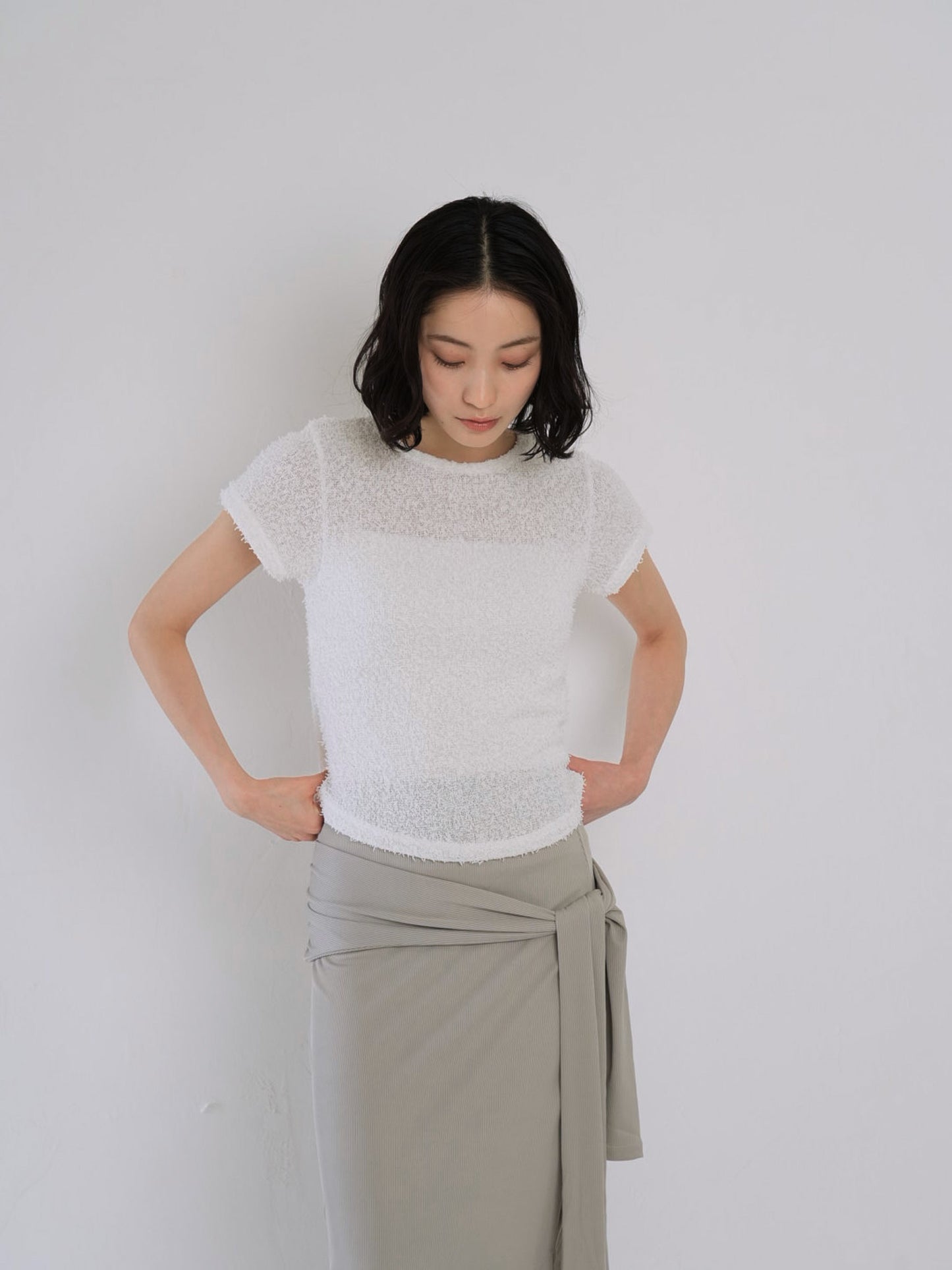 boucle mini tee