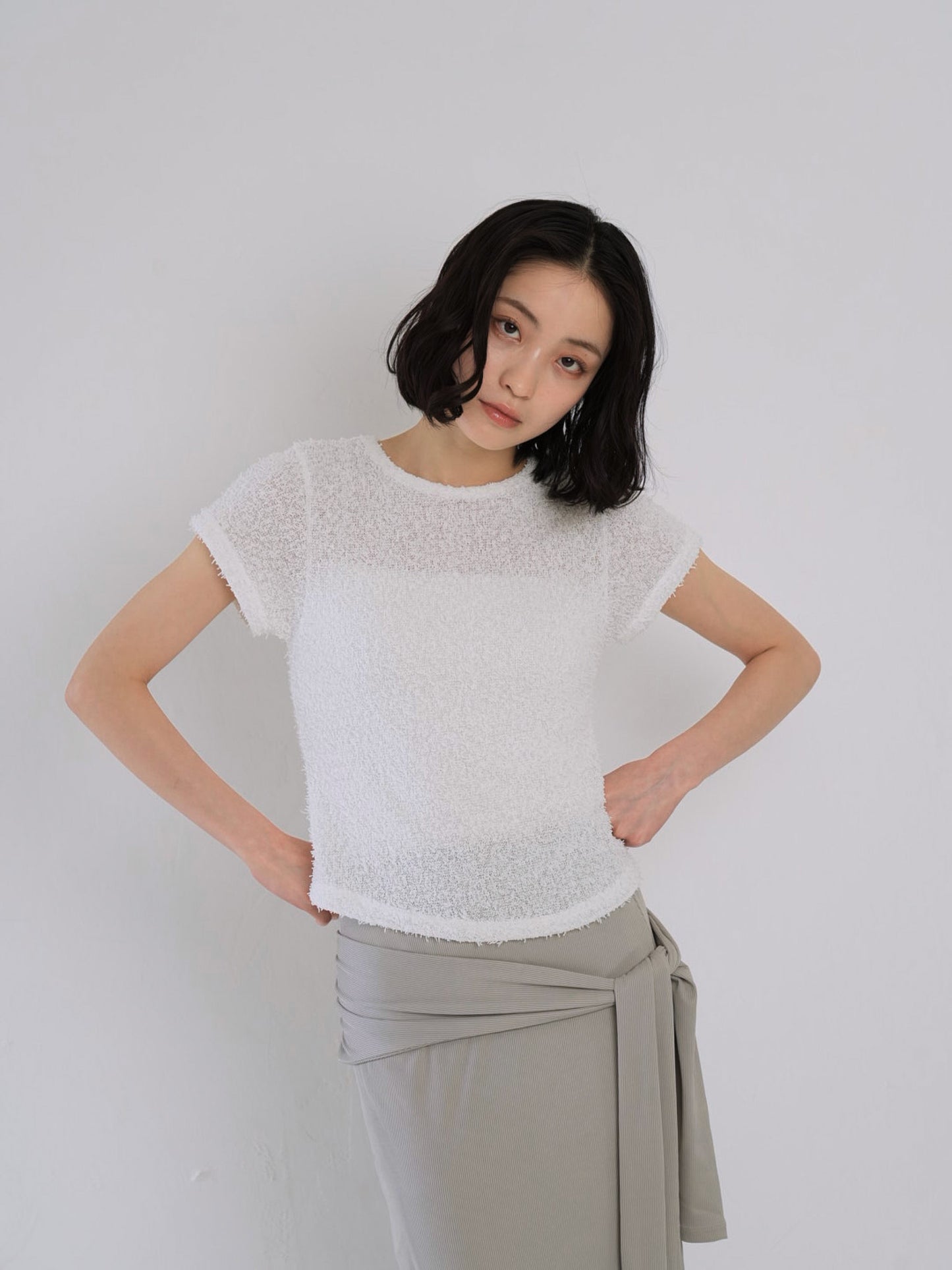 boucle mini tee
