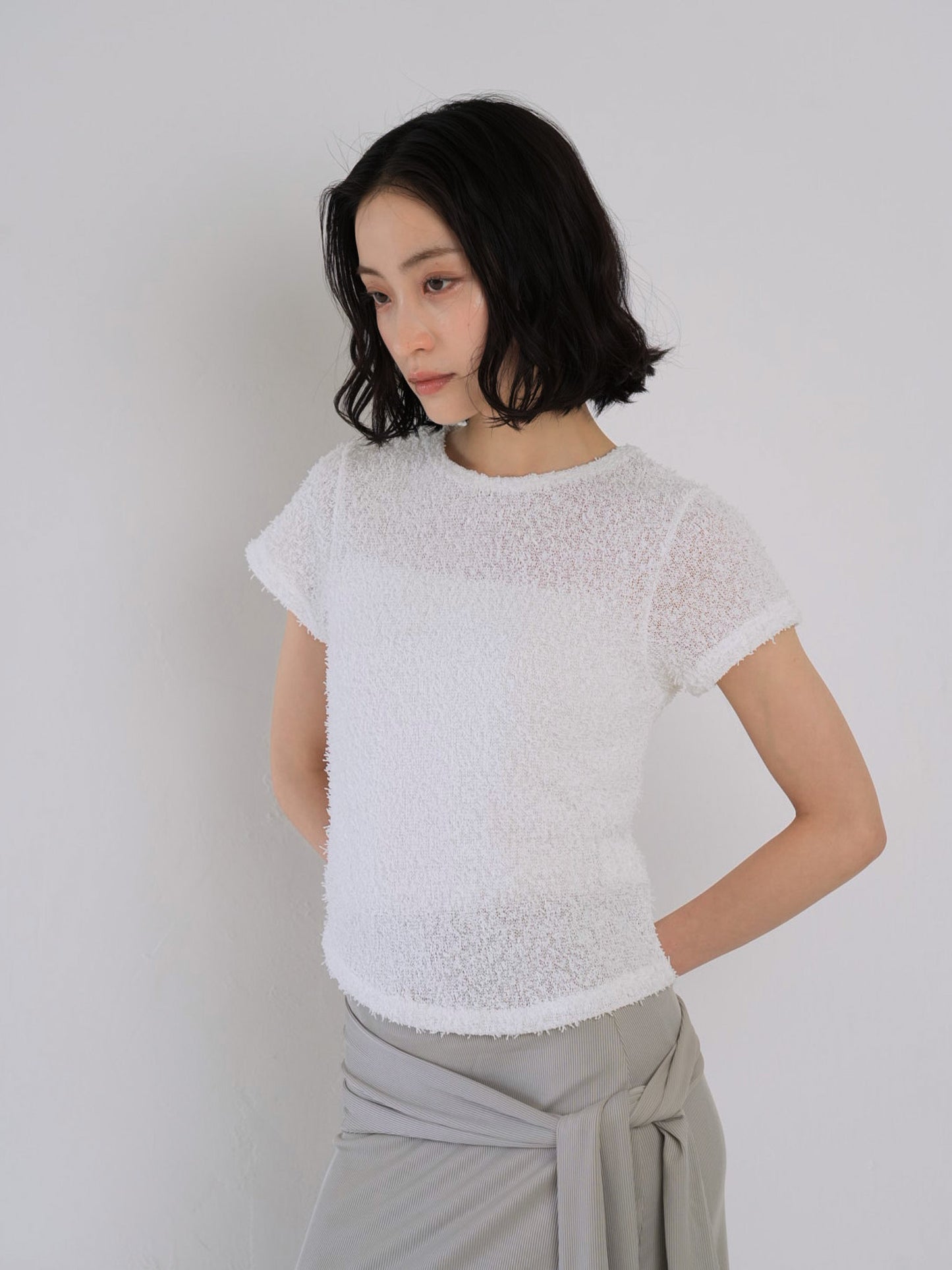 boucle mini tee
