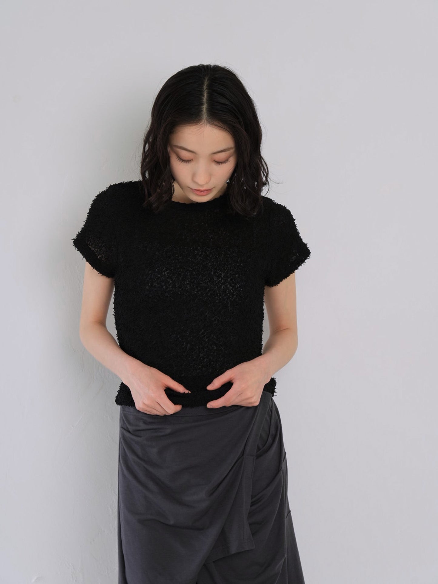 boucle mini tee