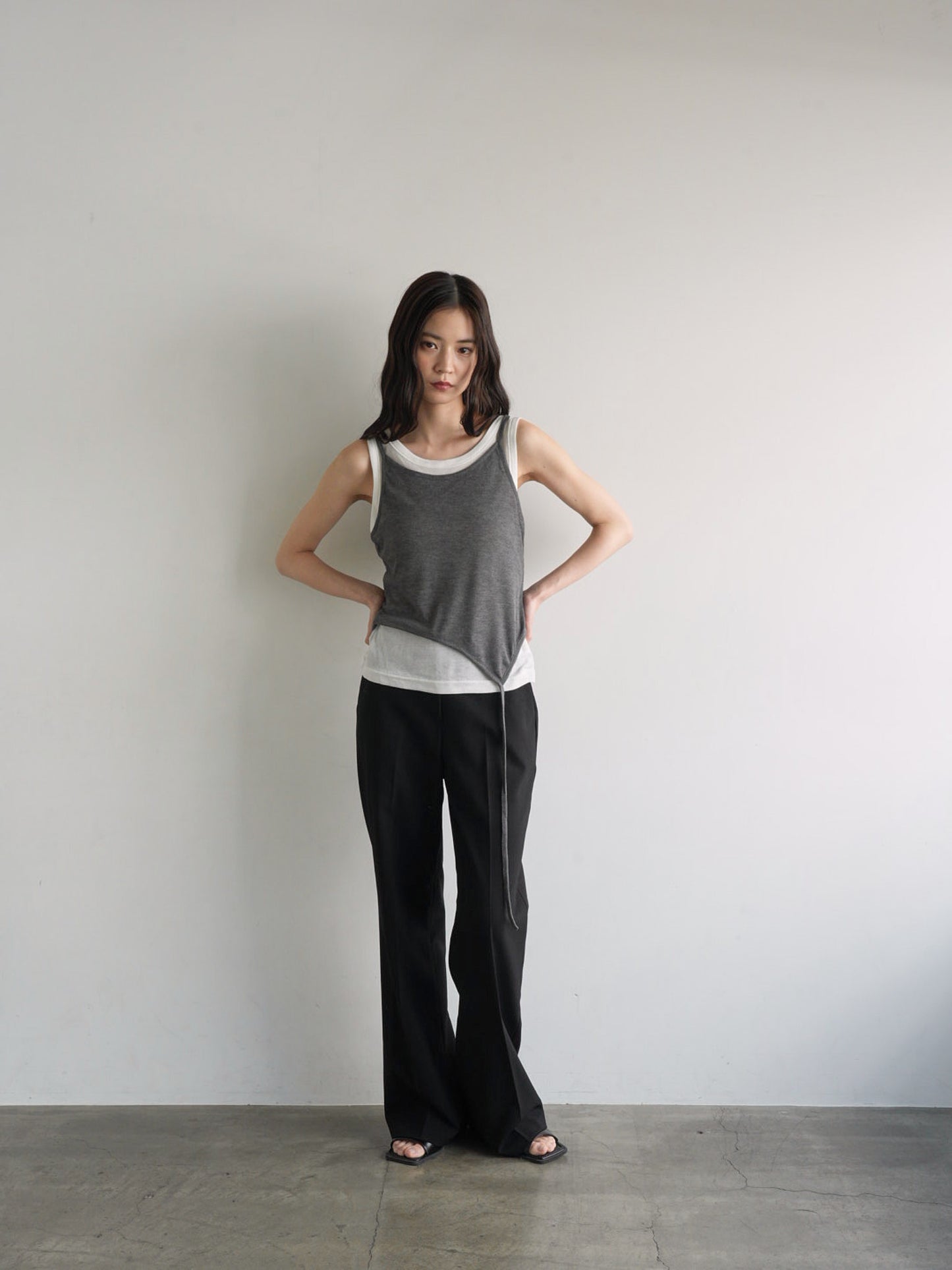 layered tank top