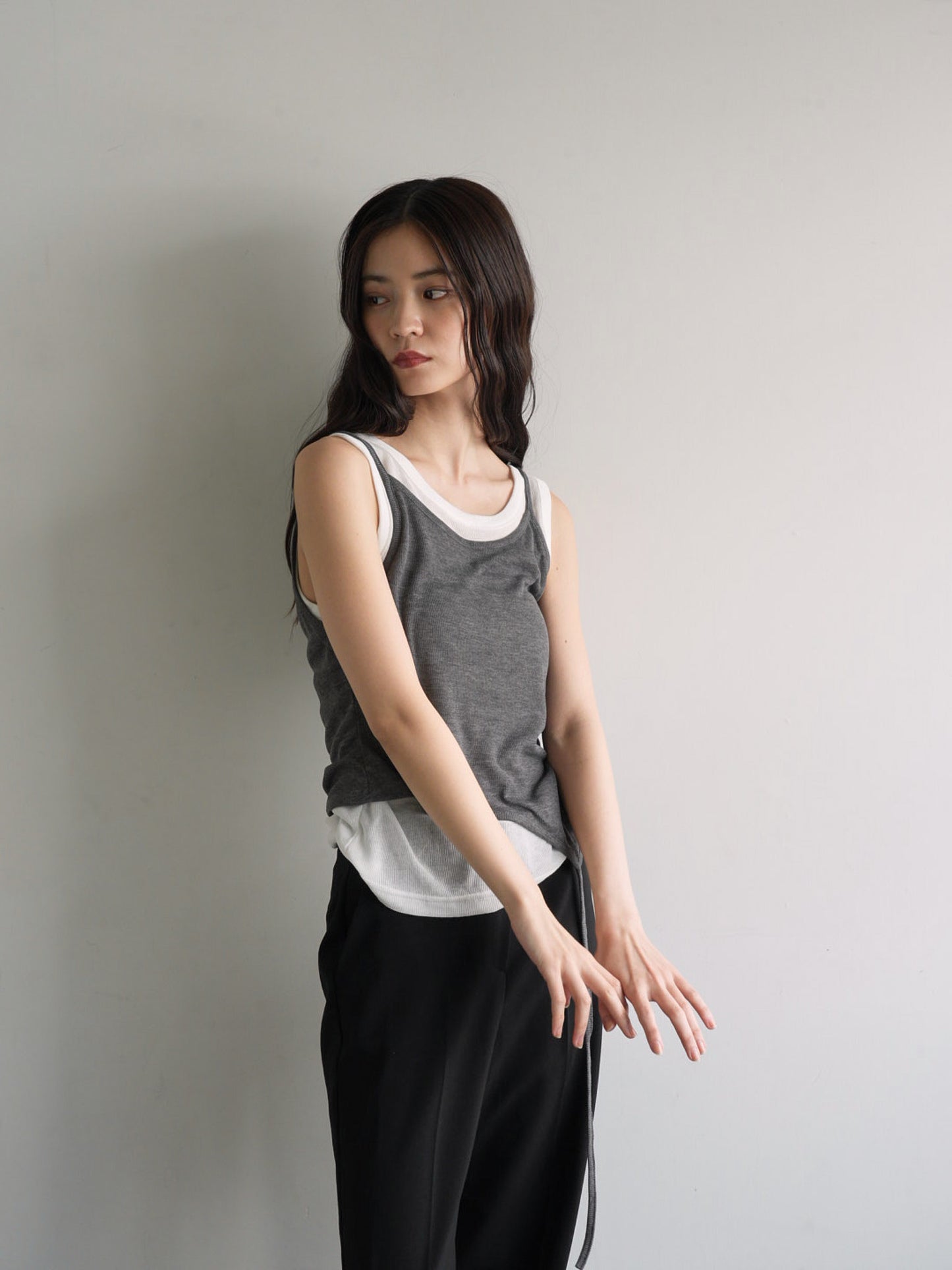 layered tank top