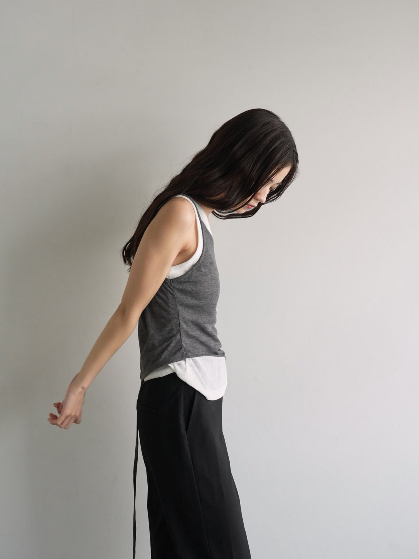 layered tank top