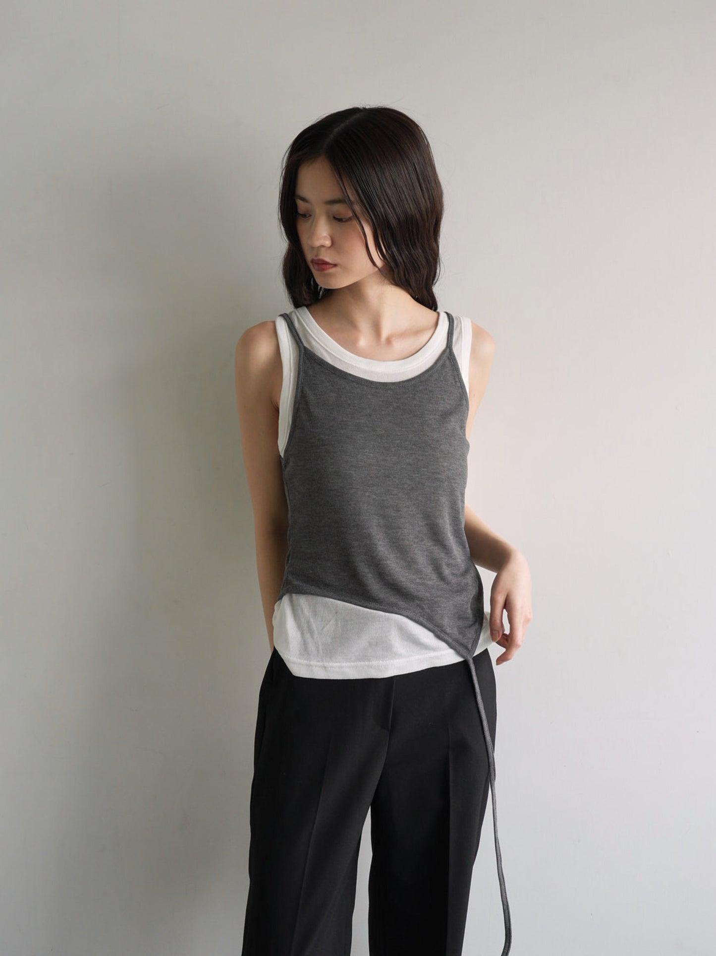 layered tank top