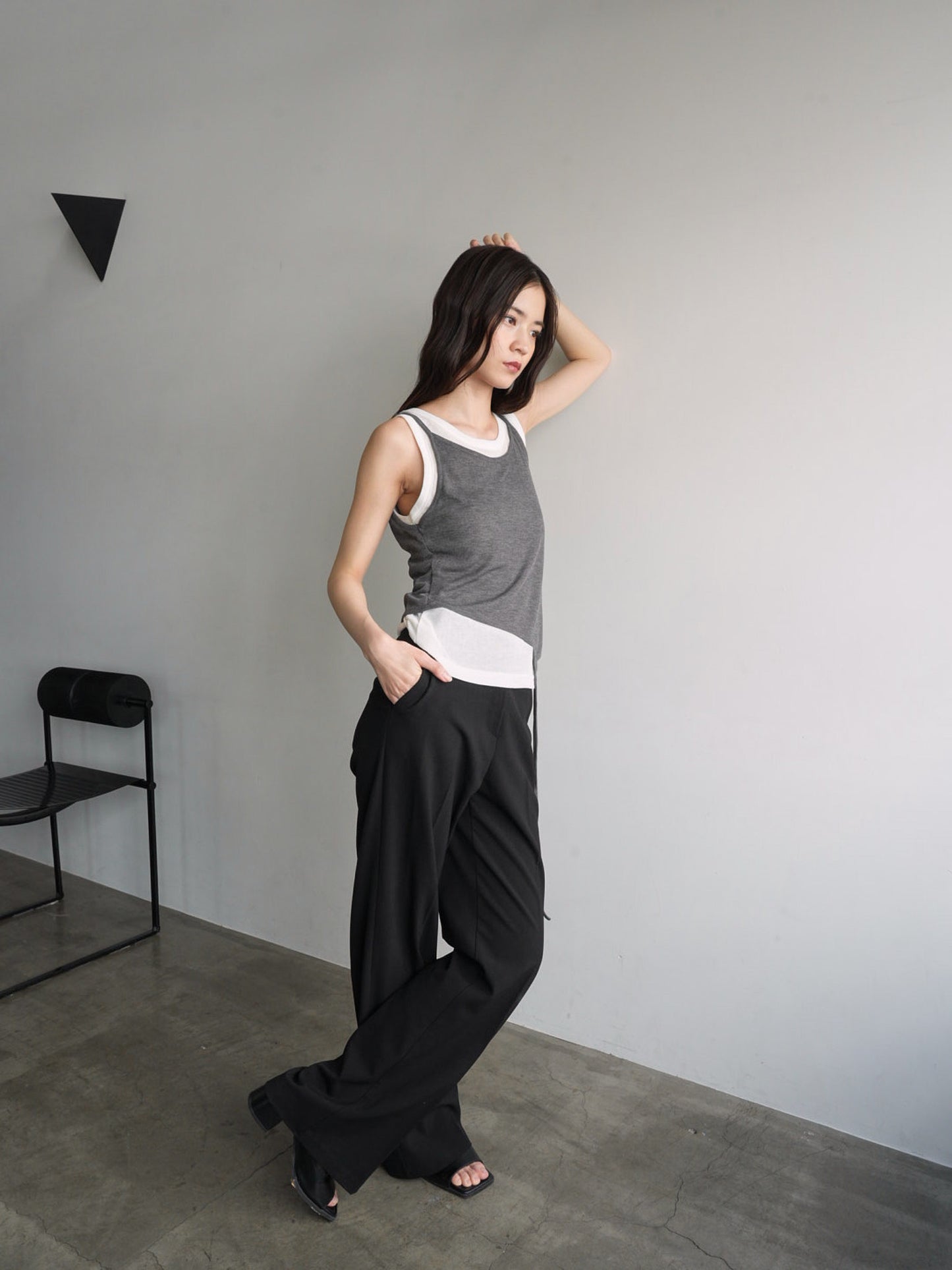 layered tank top