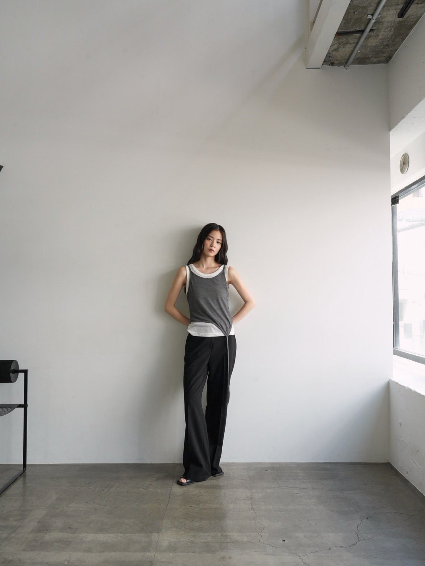 layered tank top