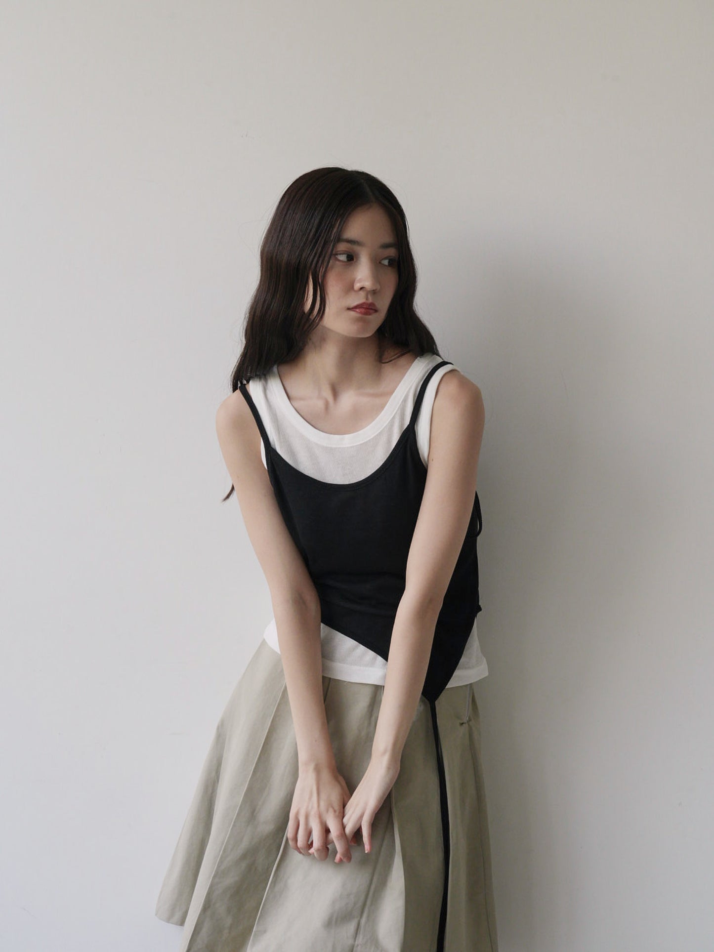 layered tank top