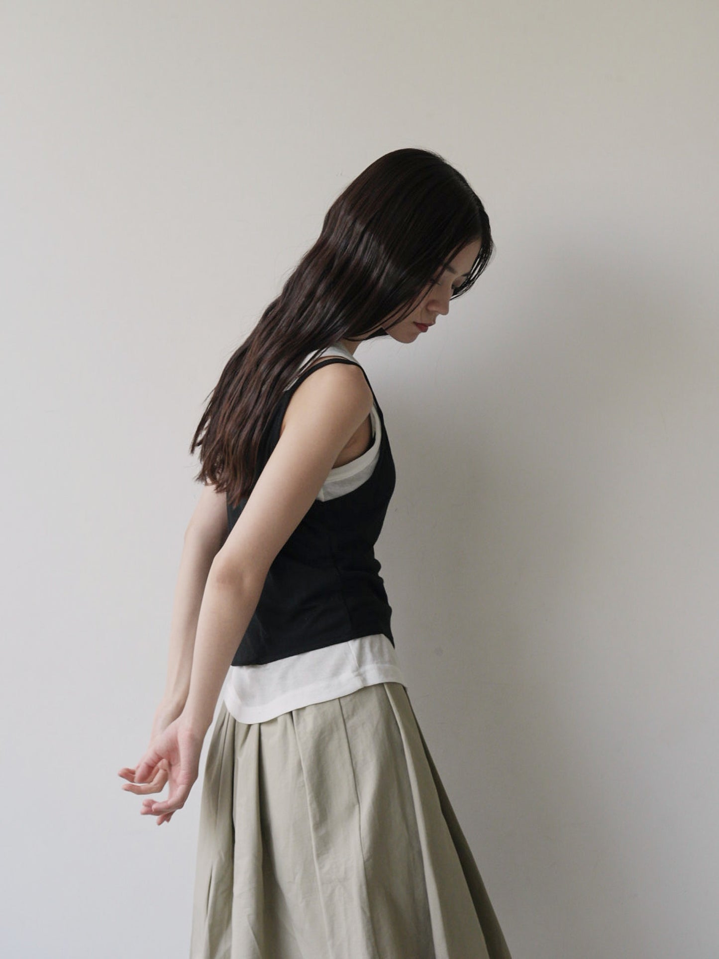 layered tank top