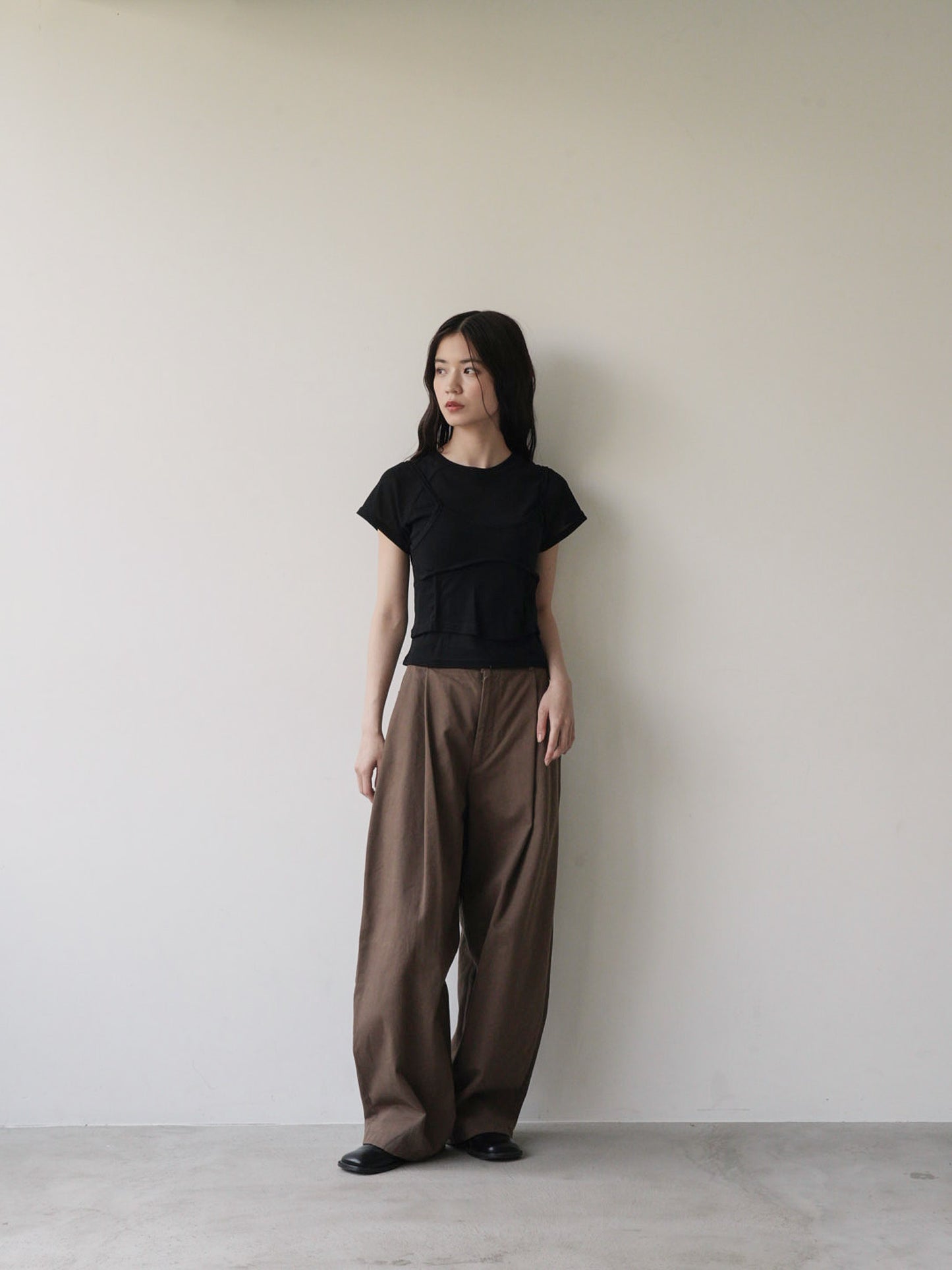 mesh camisole tee