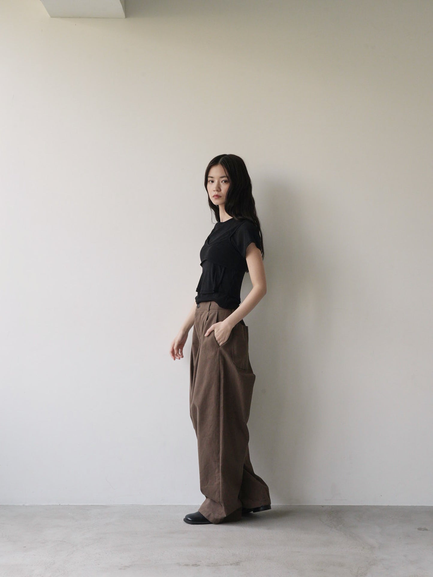 mesh camisole tee