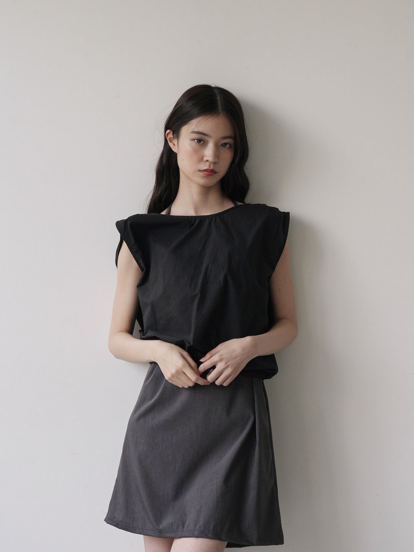 2way wrap blouse