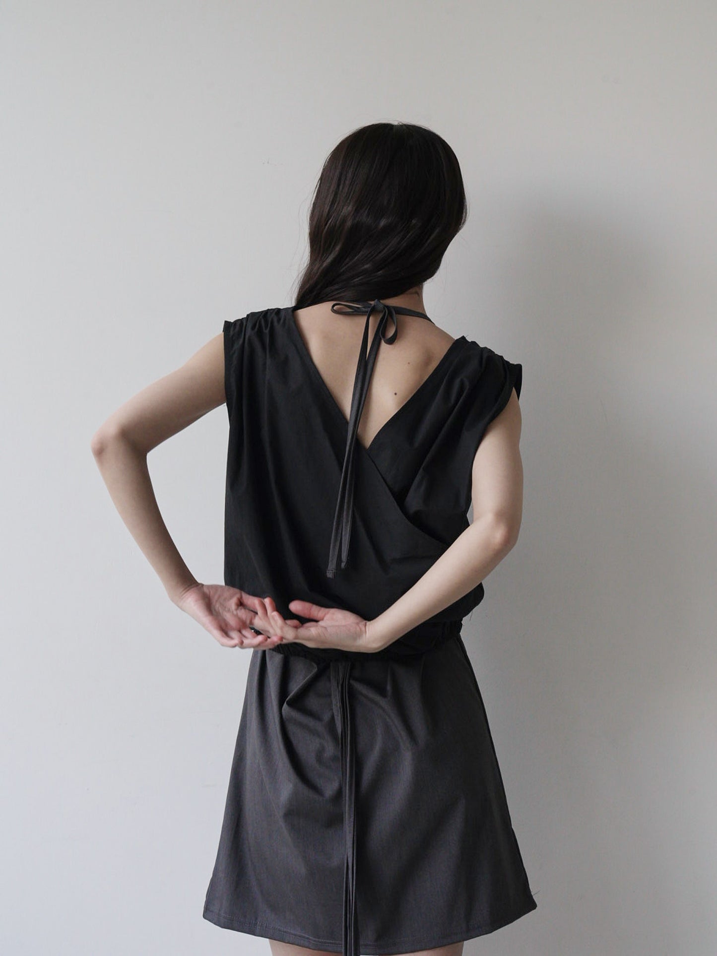 2way wrap blouse