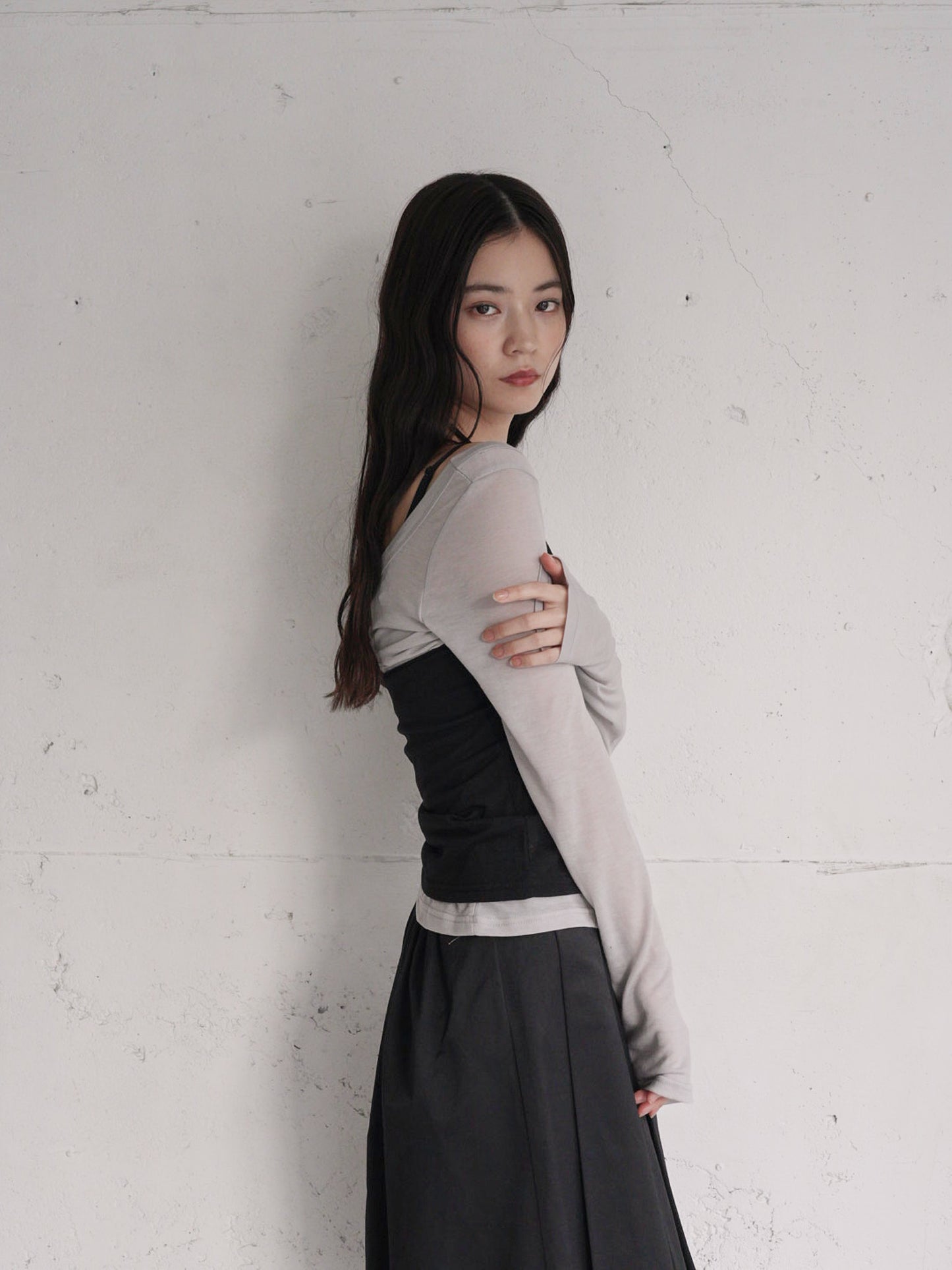 halter layered set tops