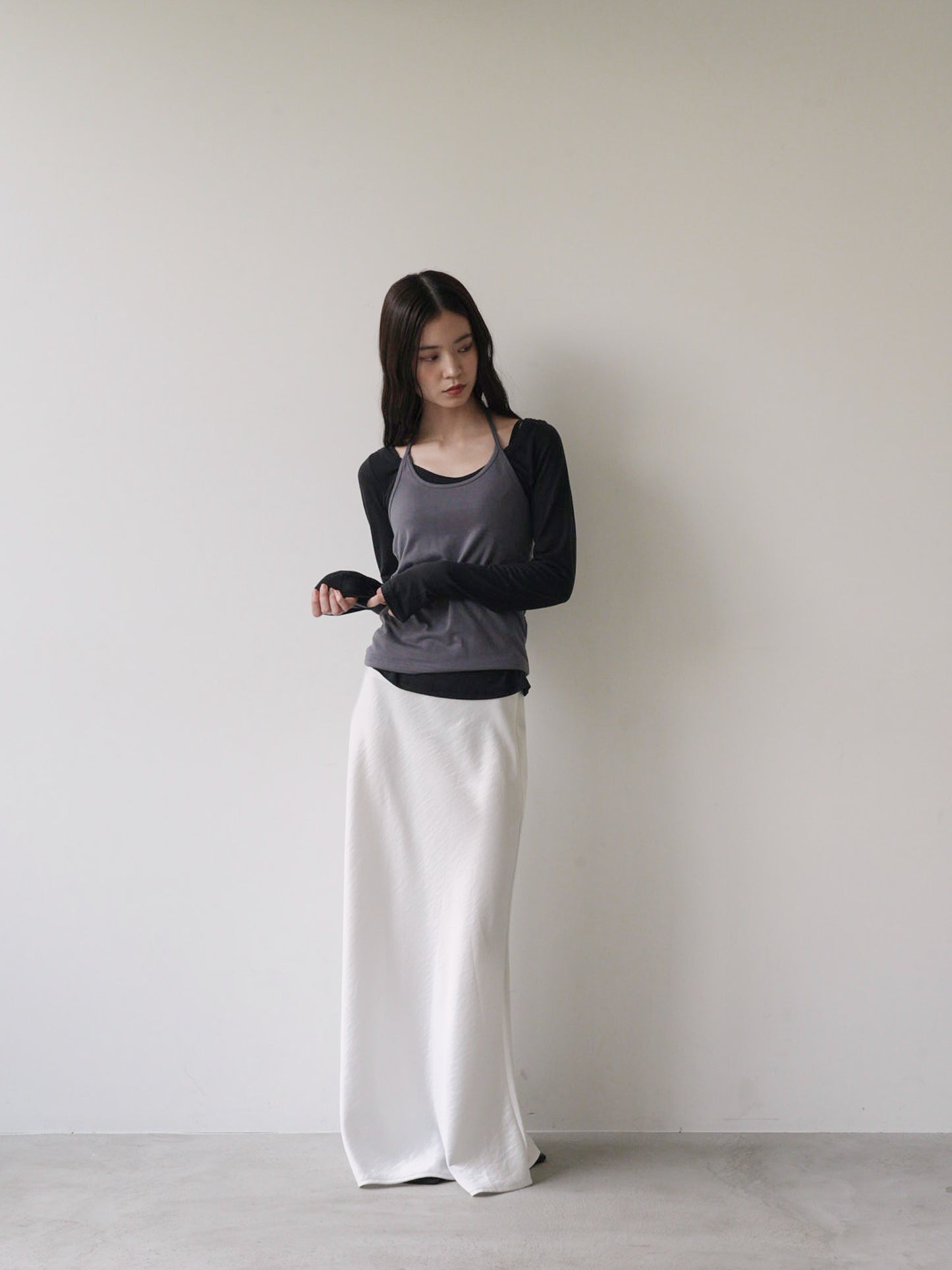 halter layered set tops