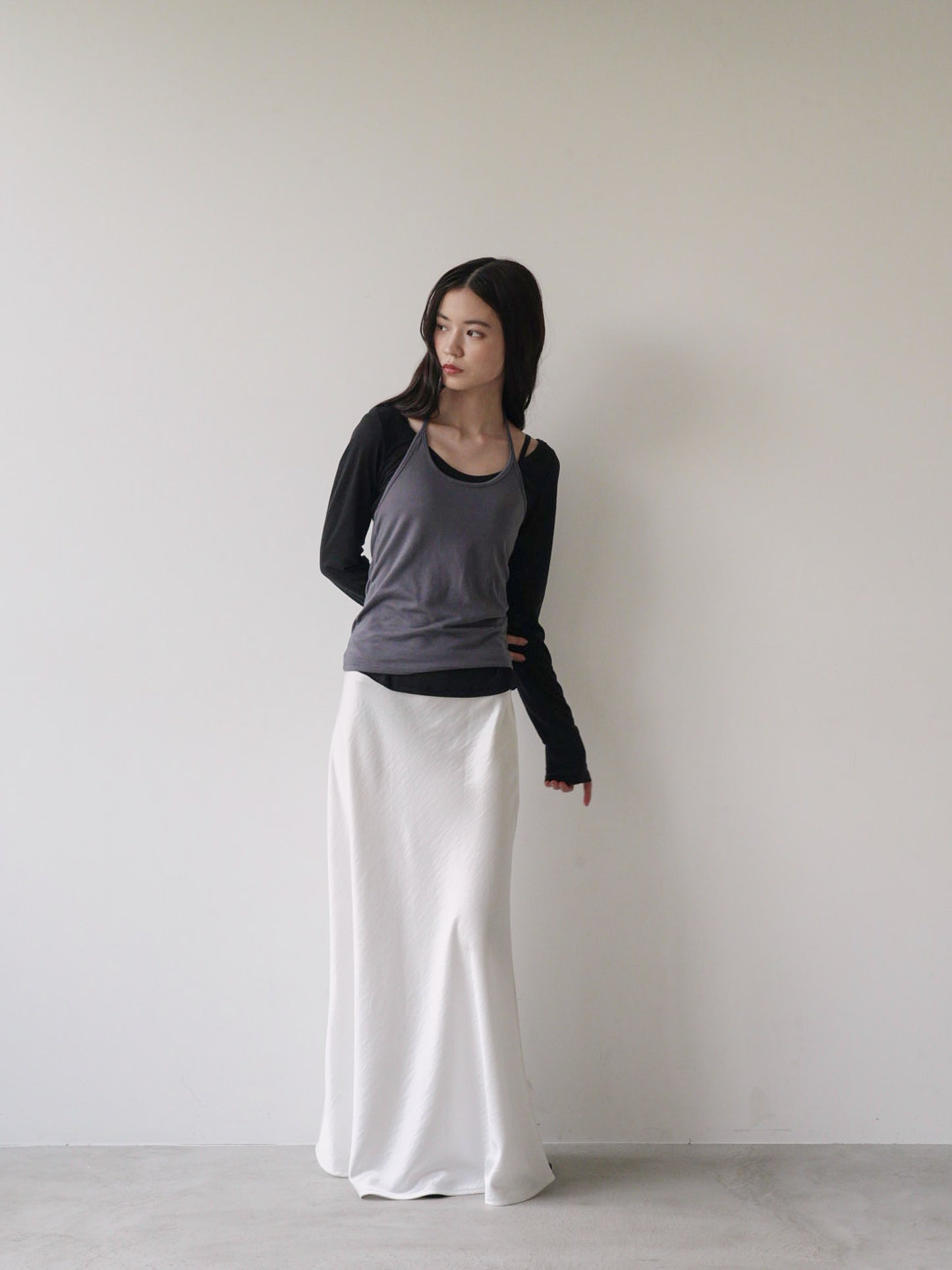 halter layered set tops