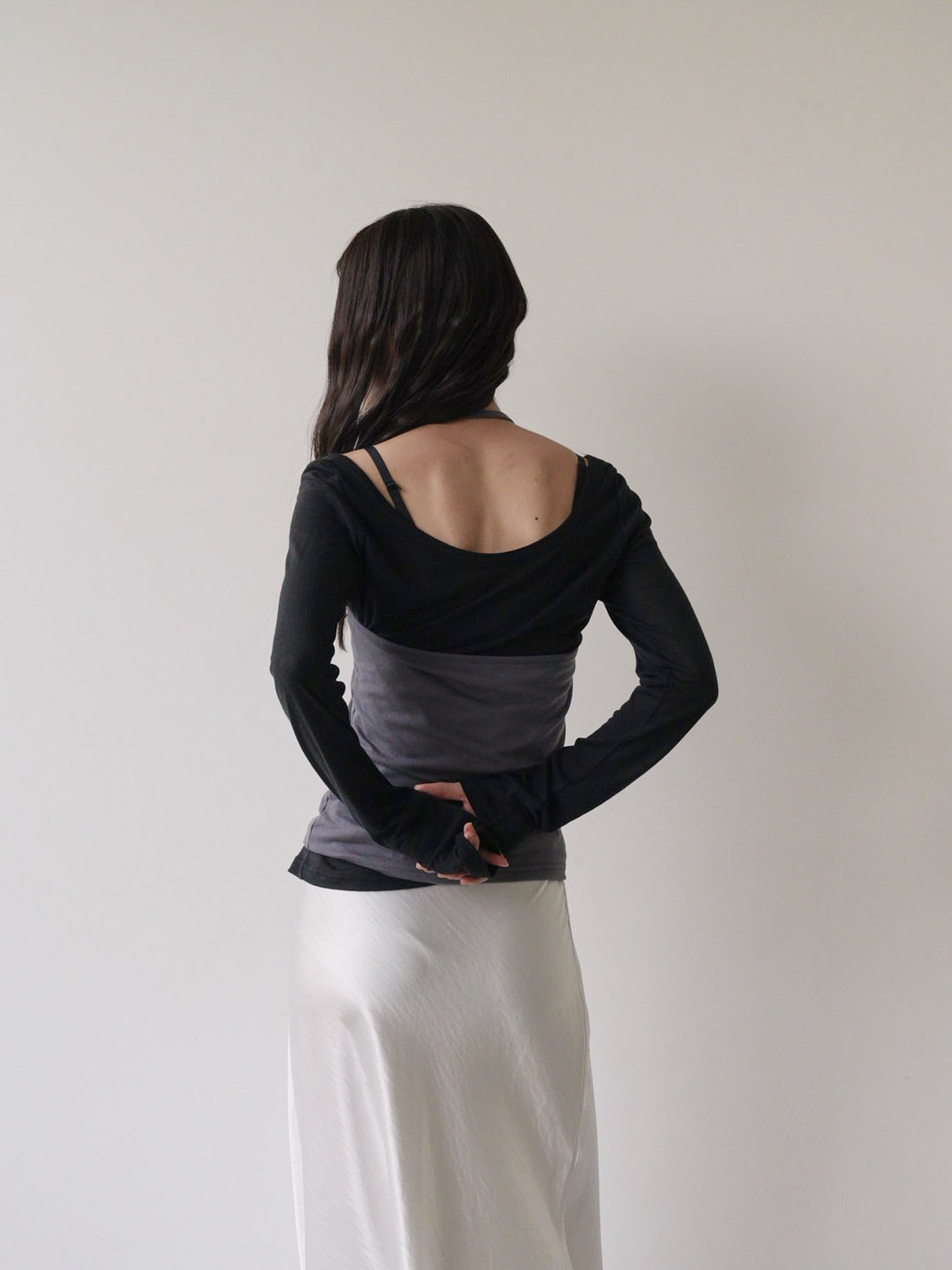 halter layered set tops