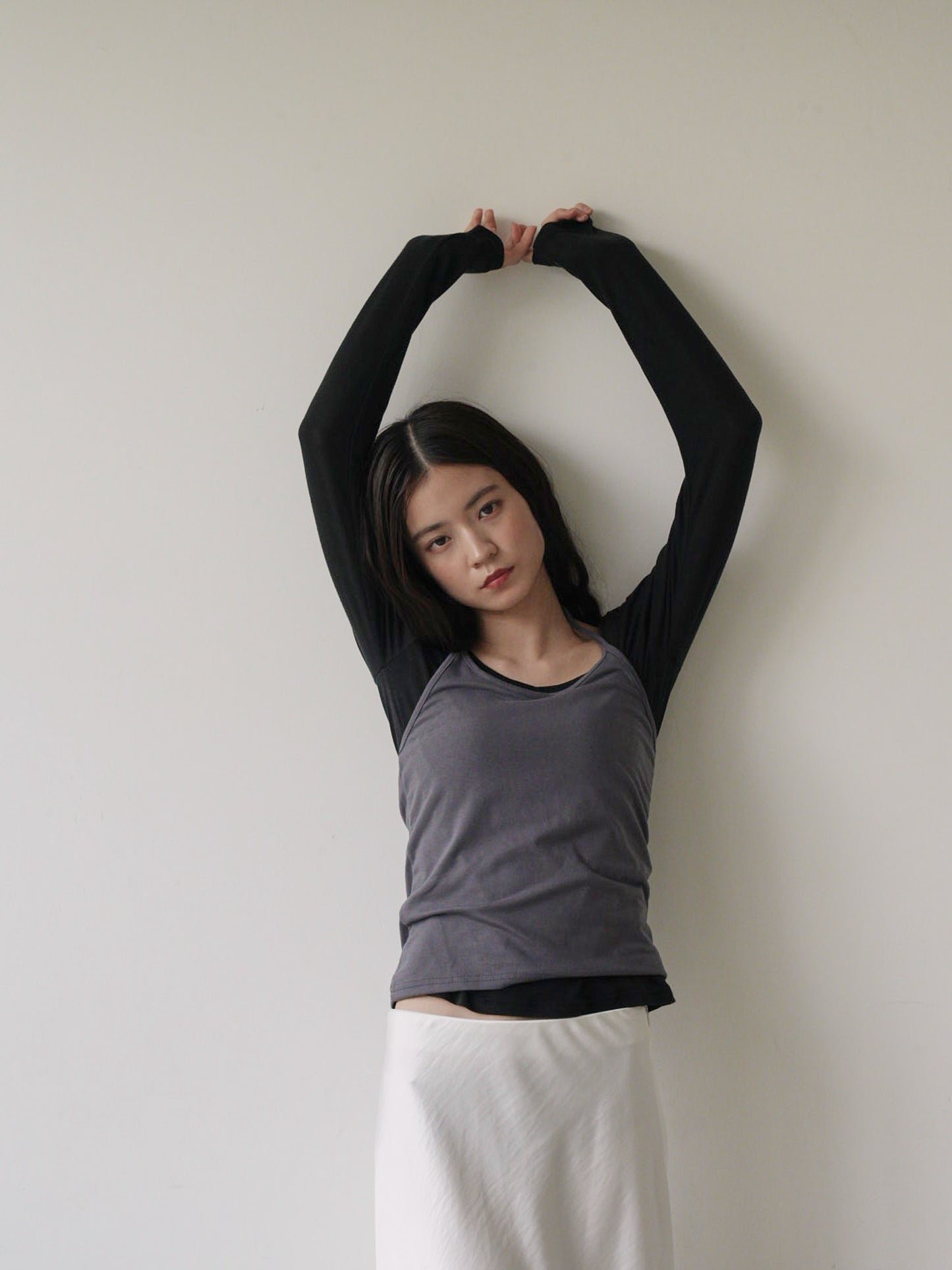 halter layered set tops