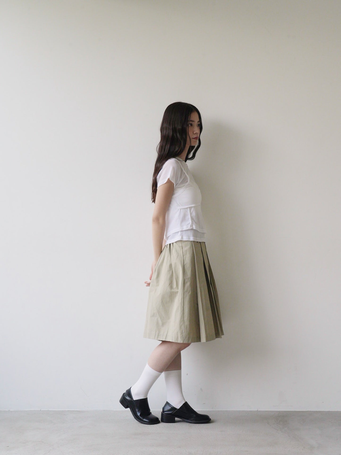 mesh camisole tee