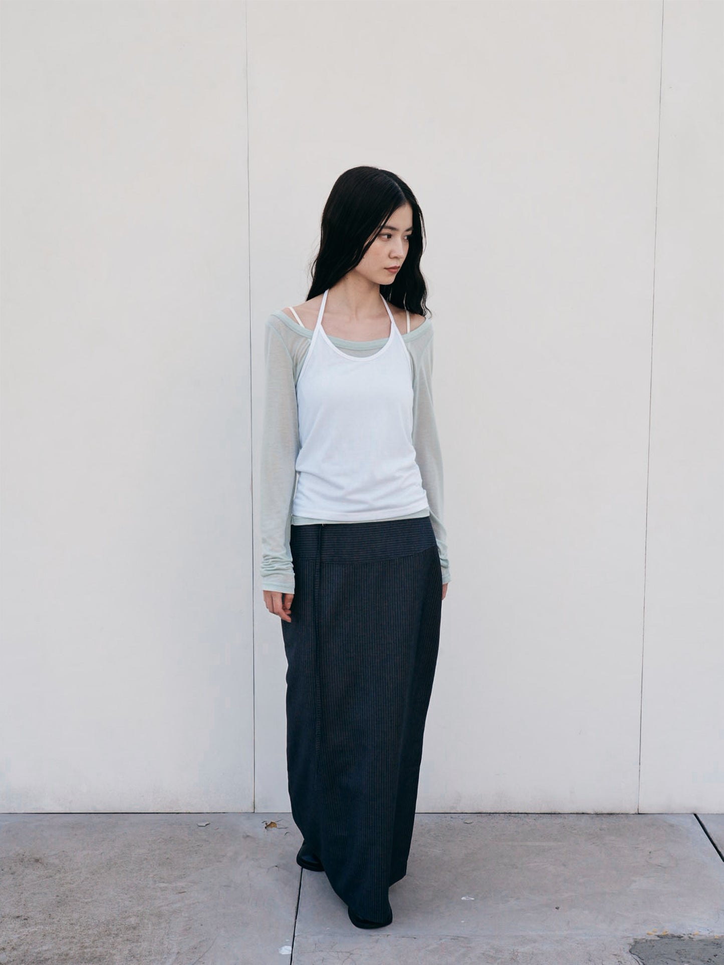 halter layered set tops