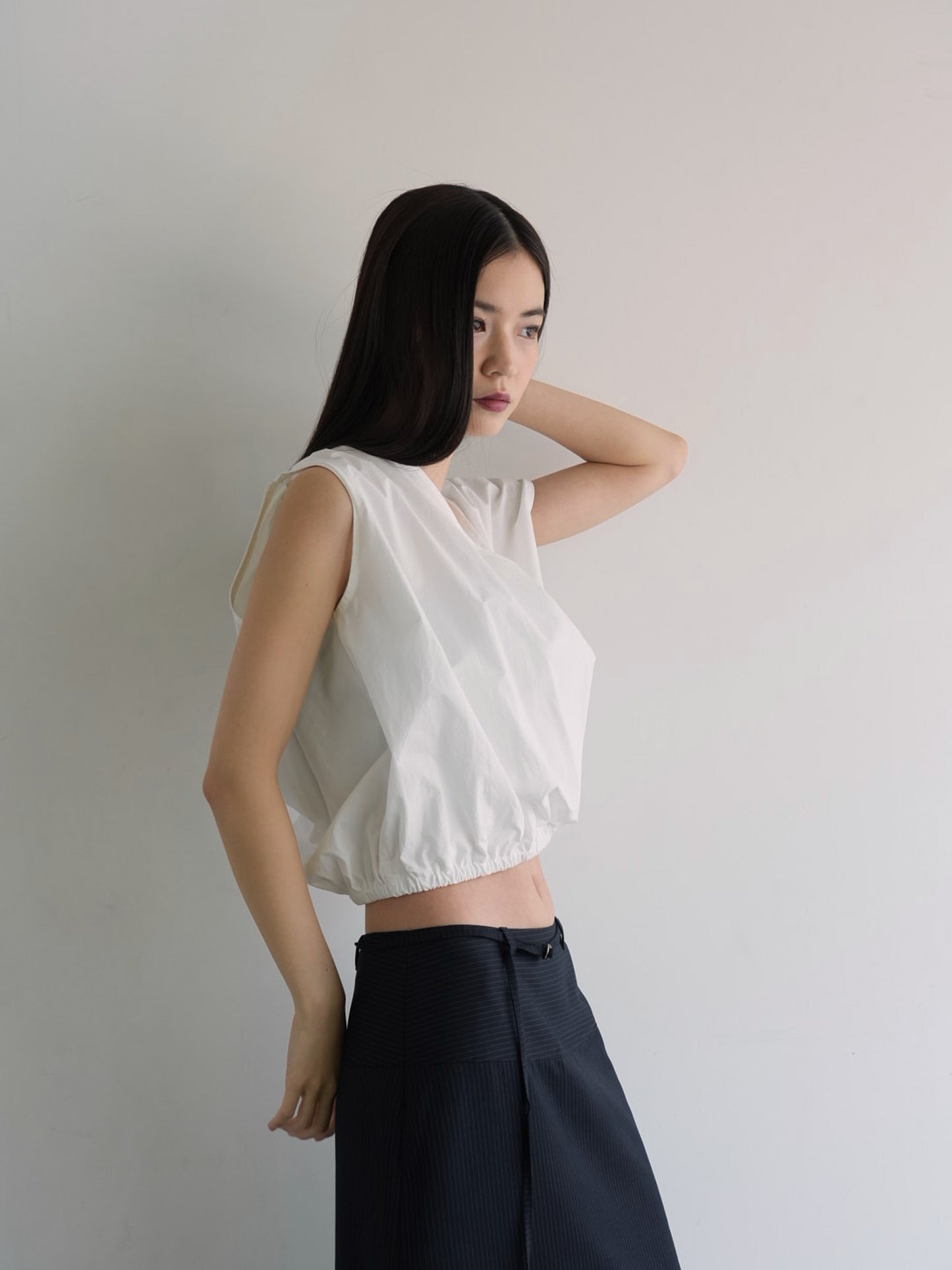 2way wrap blouse