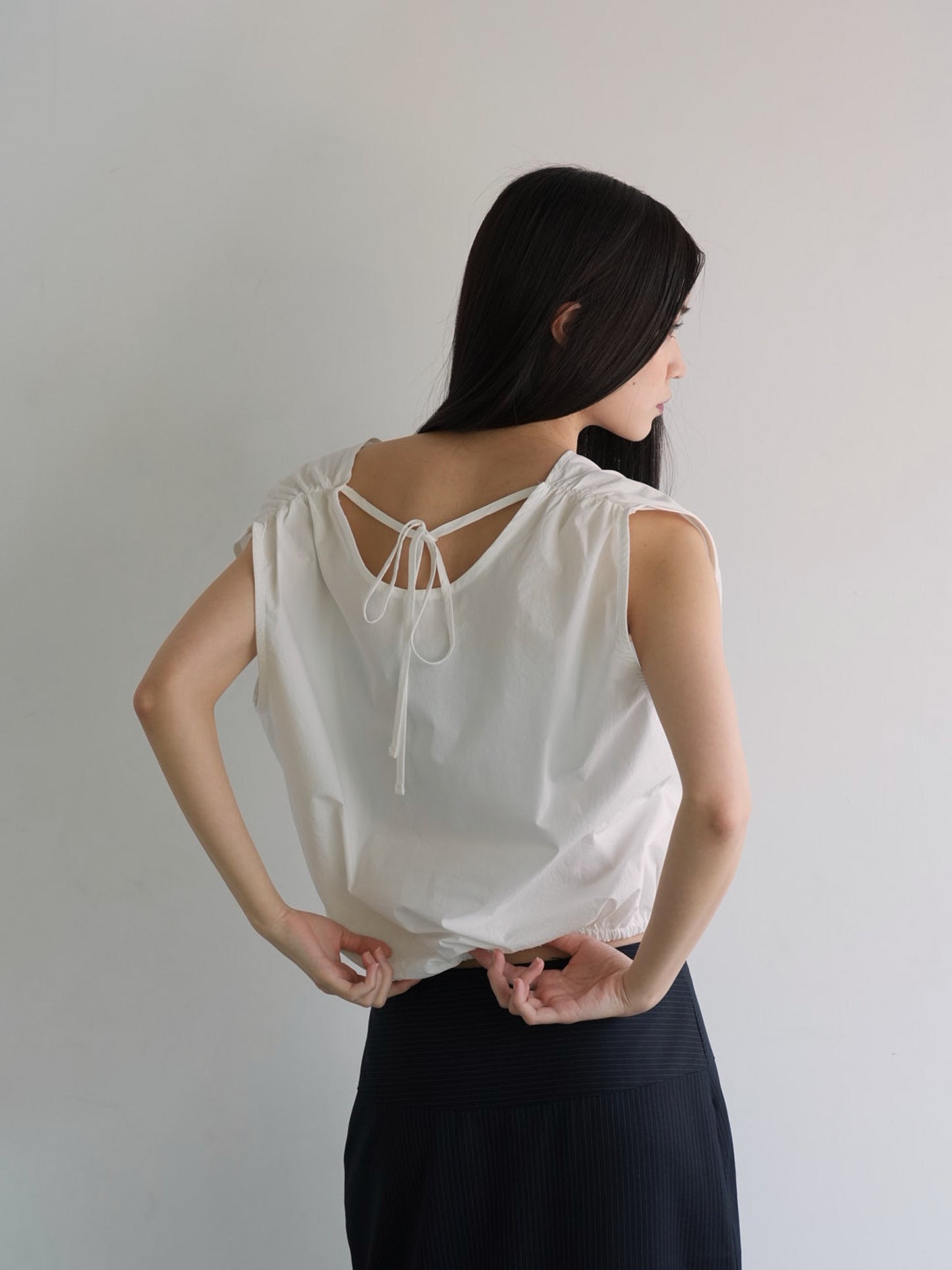 2way wrap blouse