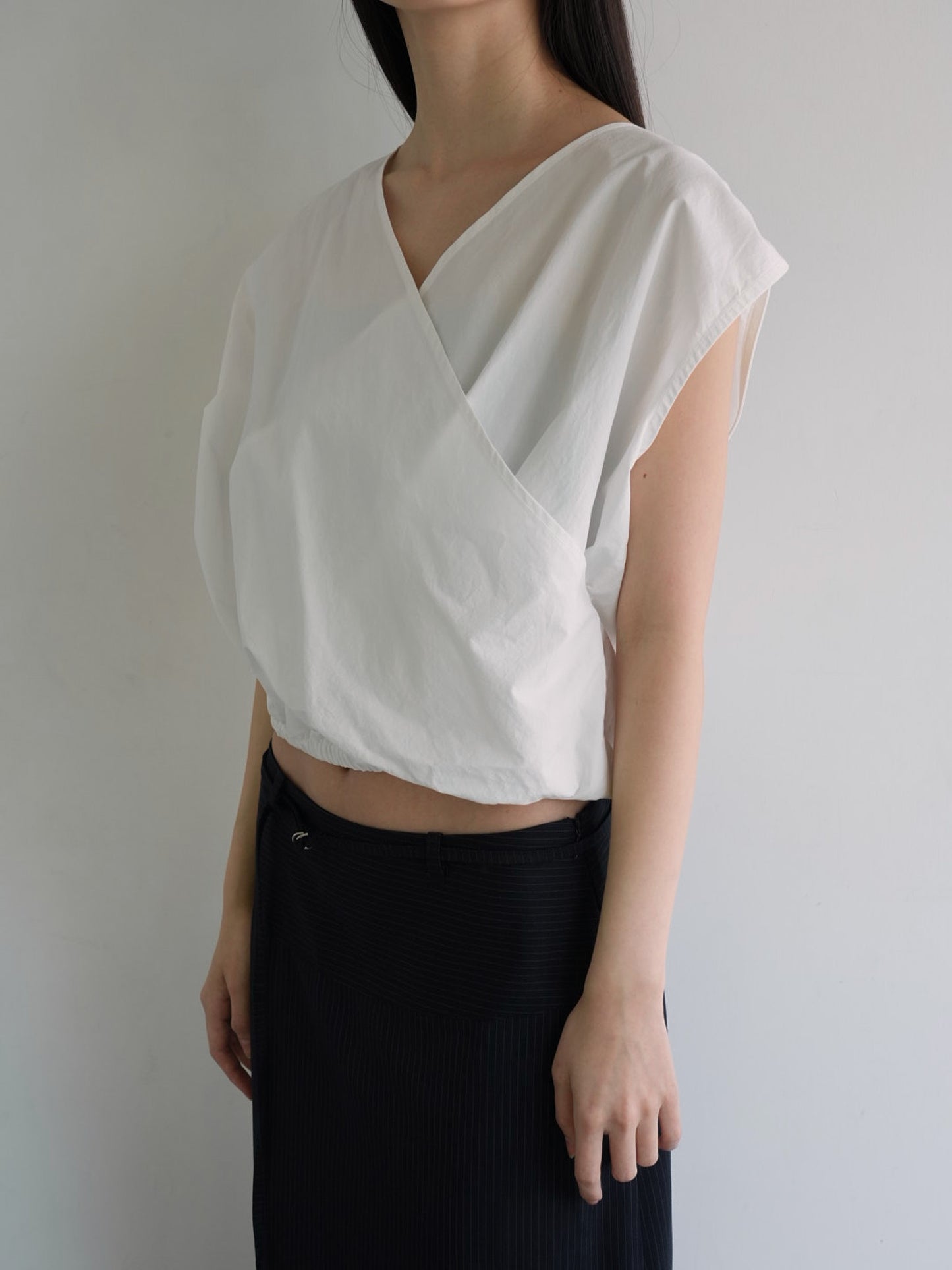 2way wrap blouse