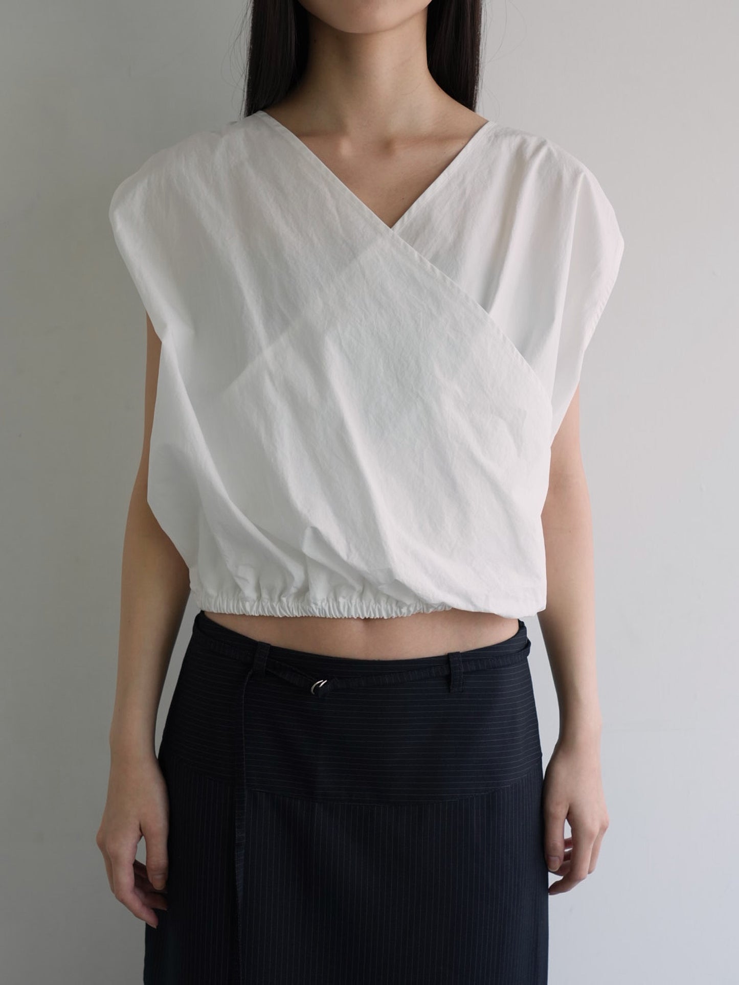 2way wrap blouse