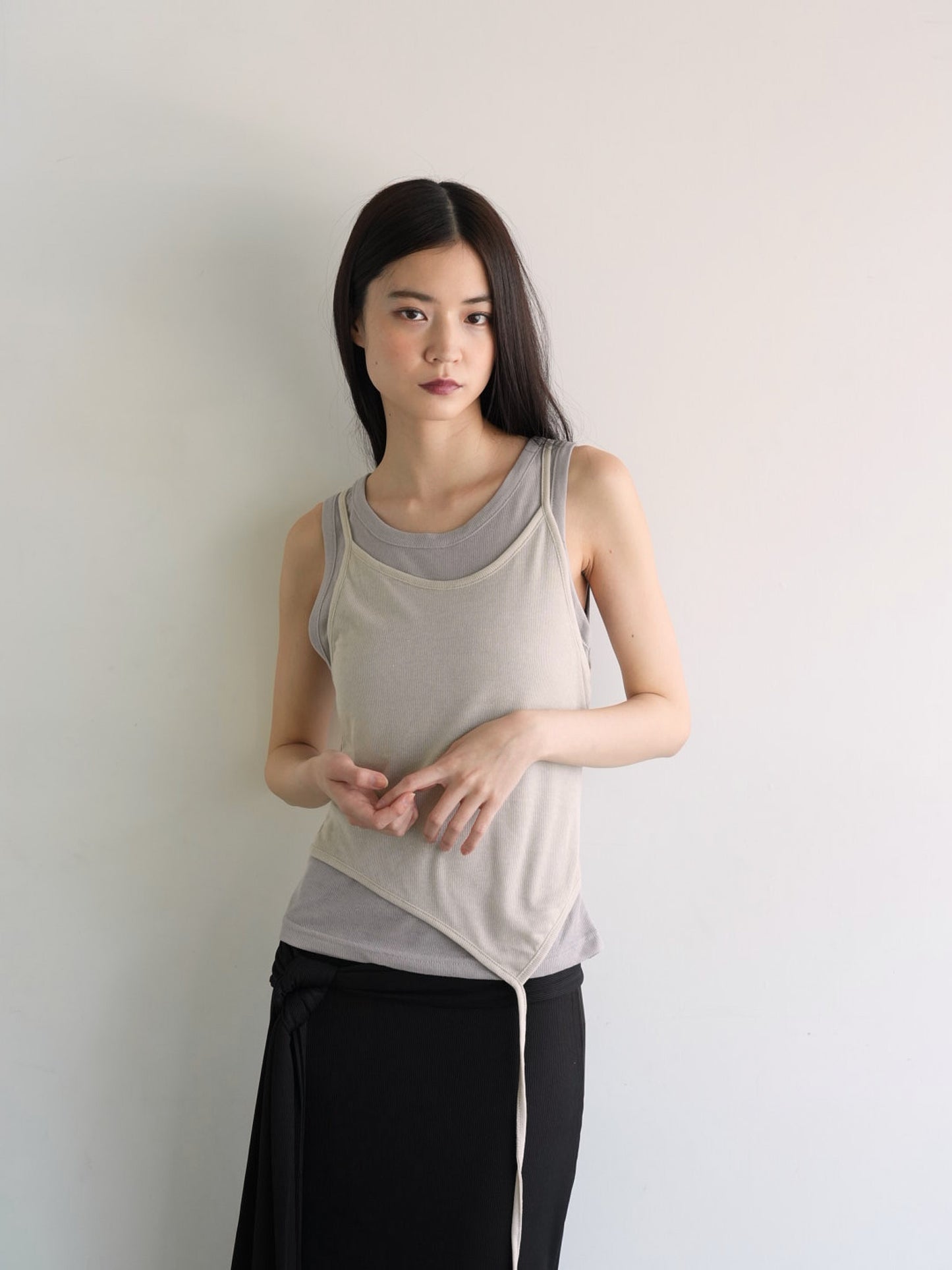 layered tank top