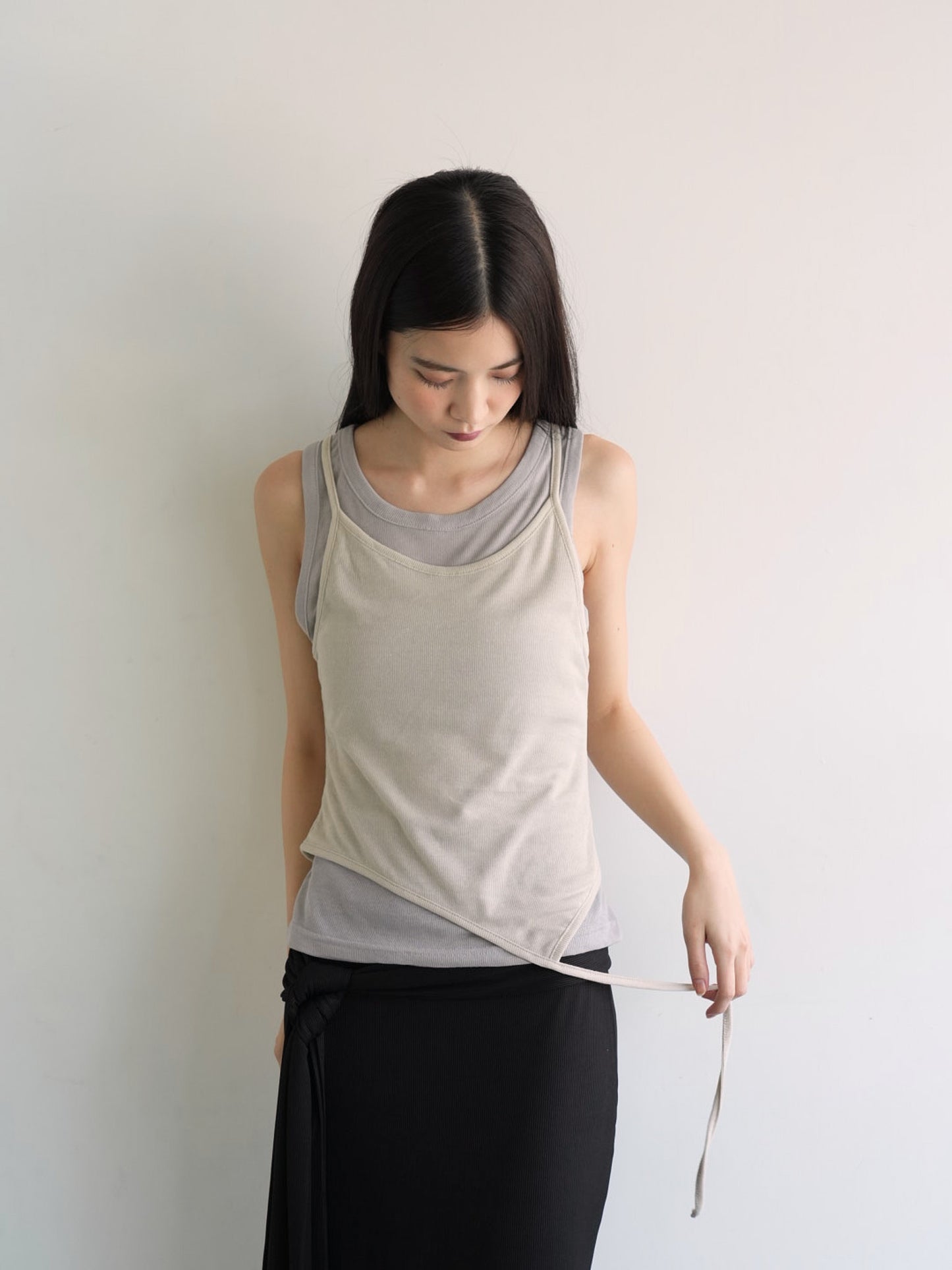 layered tank top